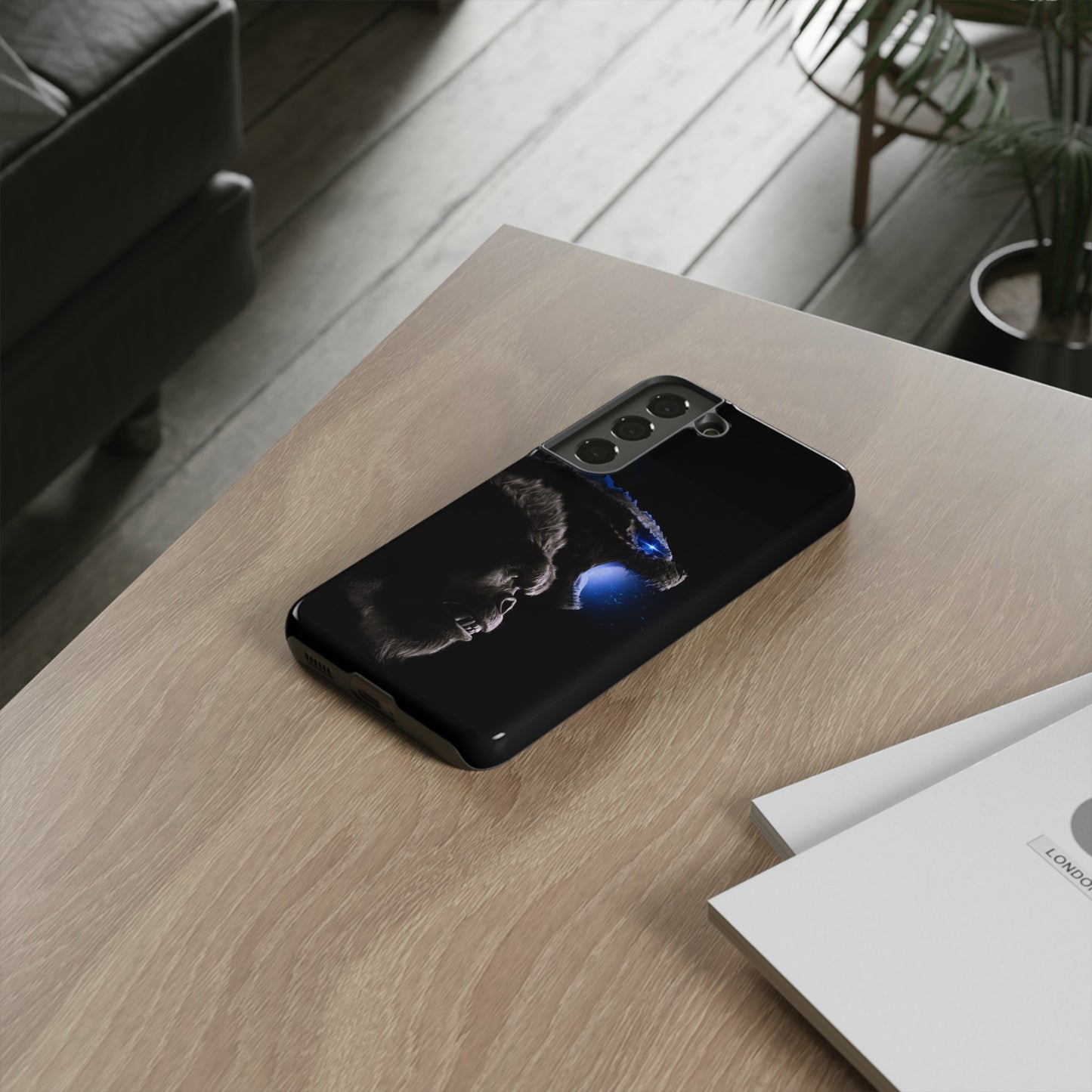 Godzilla x Kong New Age Samsung Galaxy Cases: Unleash the Titan (Blue edition)