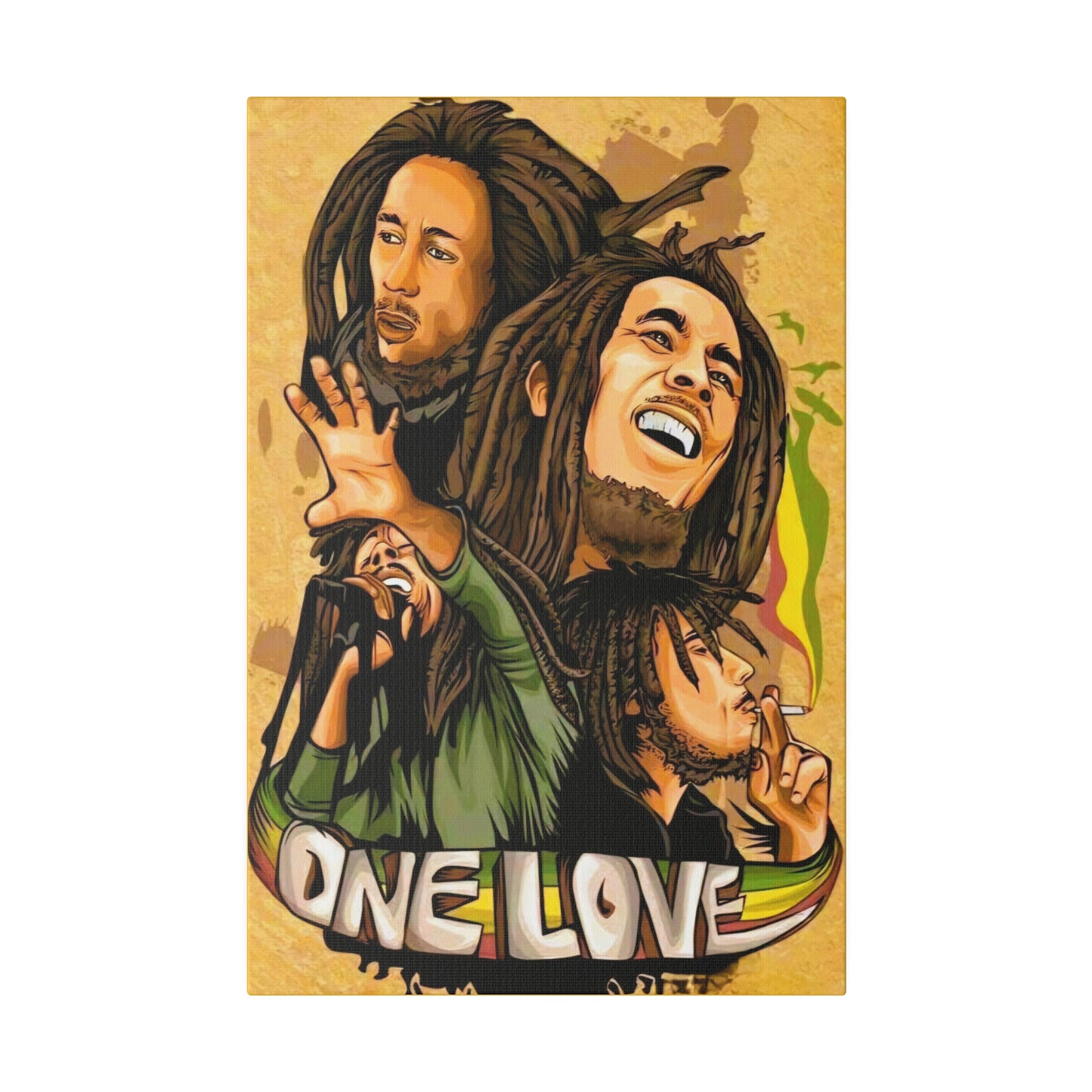 Bob Marley, One Love - Canvas
