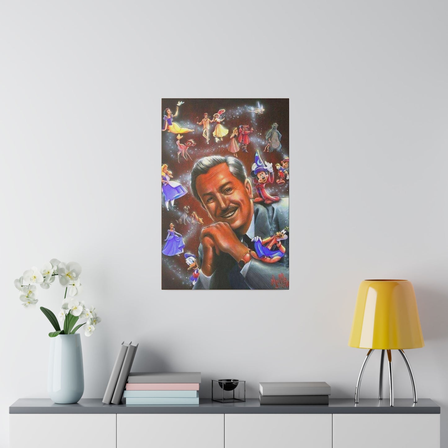 Walt Disney And His Magical World - Canvas