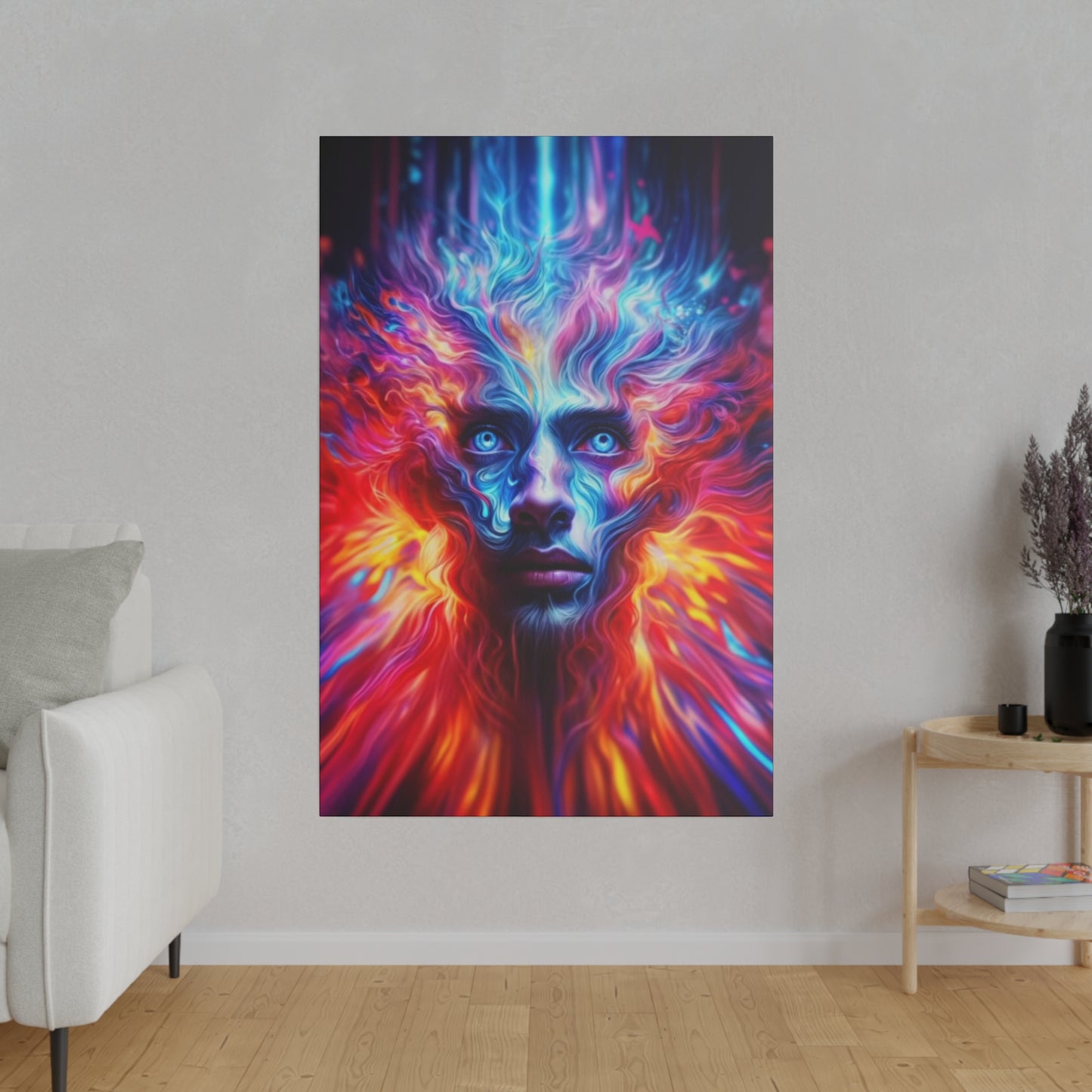 The Blue Man's Spectrum - Canvas
