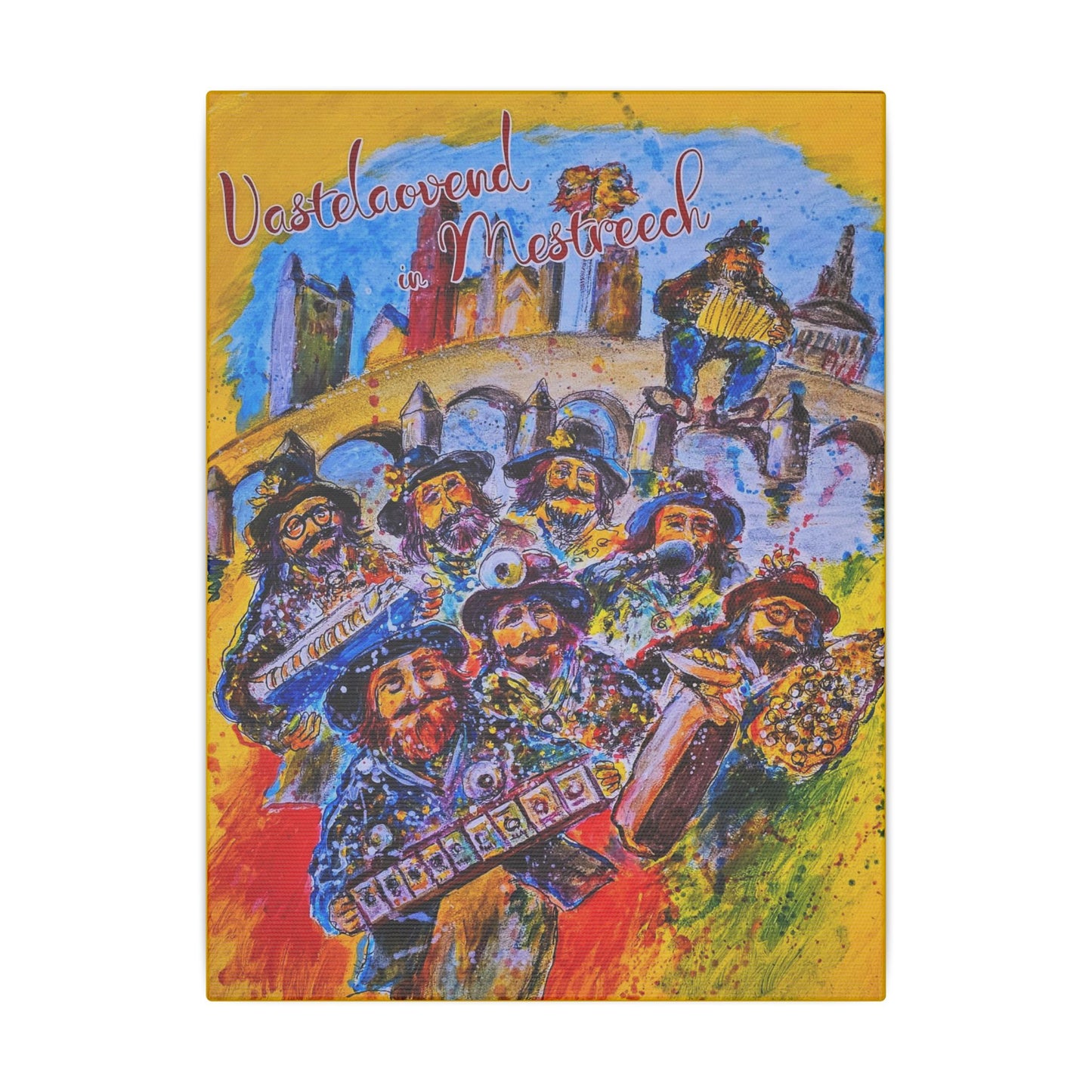 Vastelaovend in Mestreech - Colorful Wall Canvas