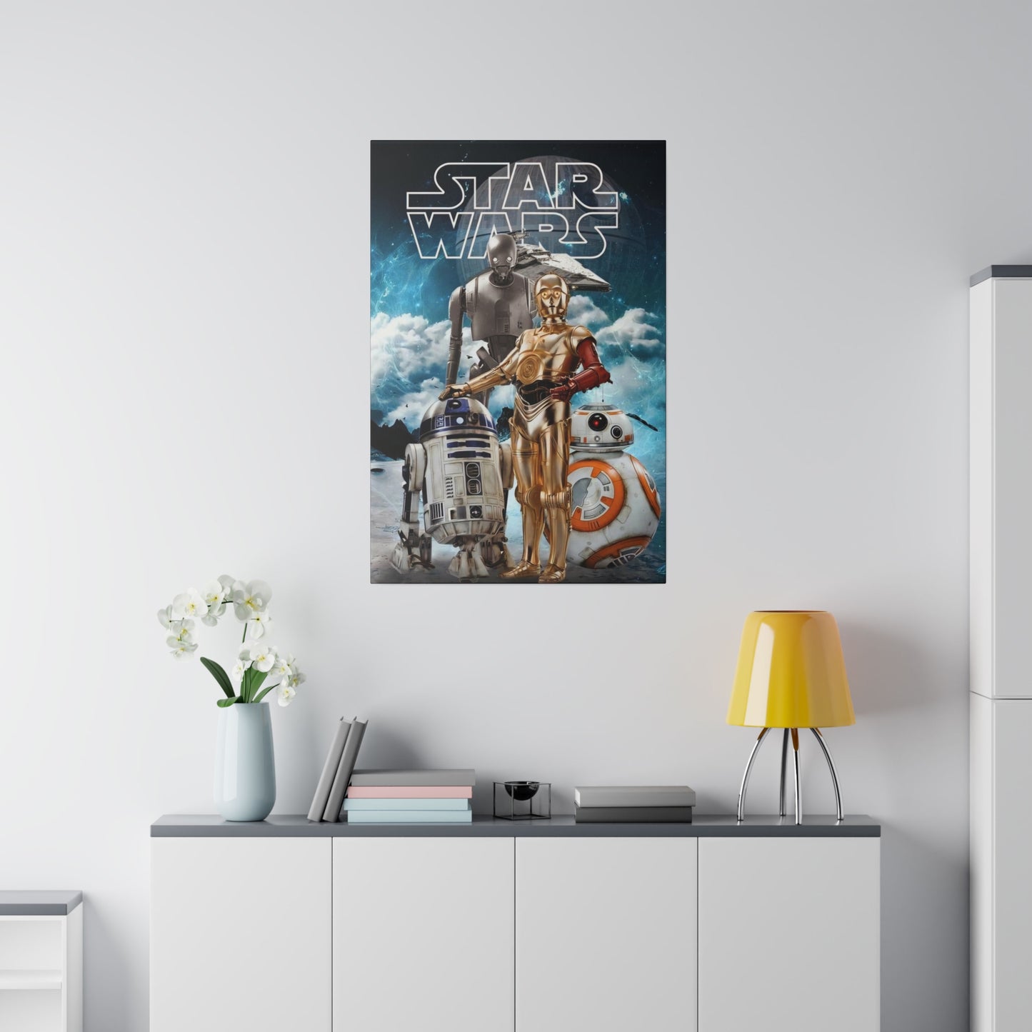 Star Wars R2-D2, BB-8 & C-3PO Canvas: Droid Magic
