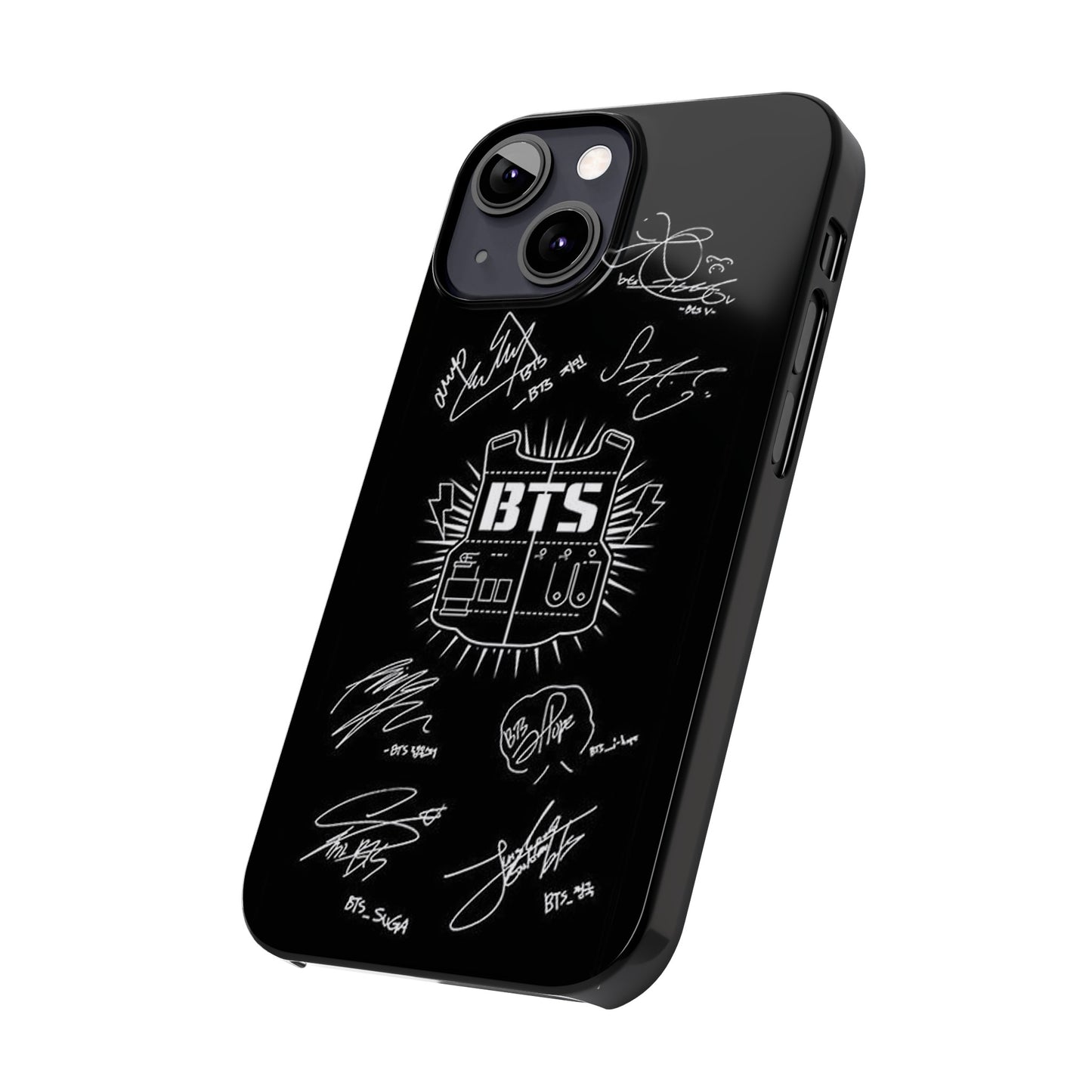 BTS Signature IPhone 15, 14, 13, 12 Cases