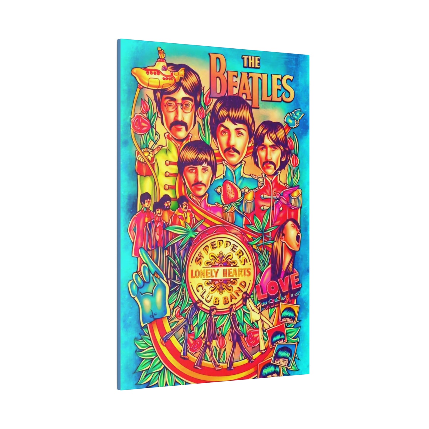 The Beatles, St Pepper Lonely Hearts Club band - Canvas