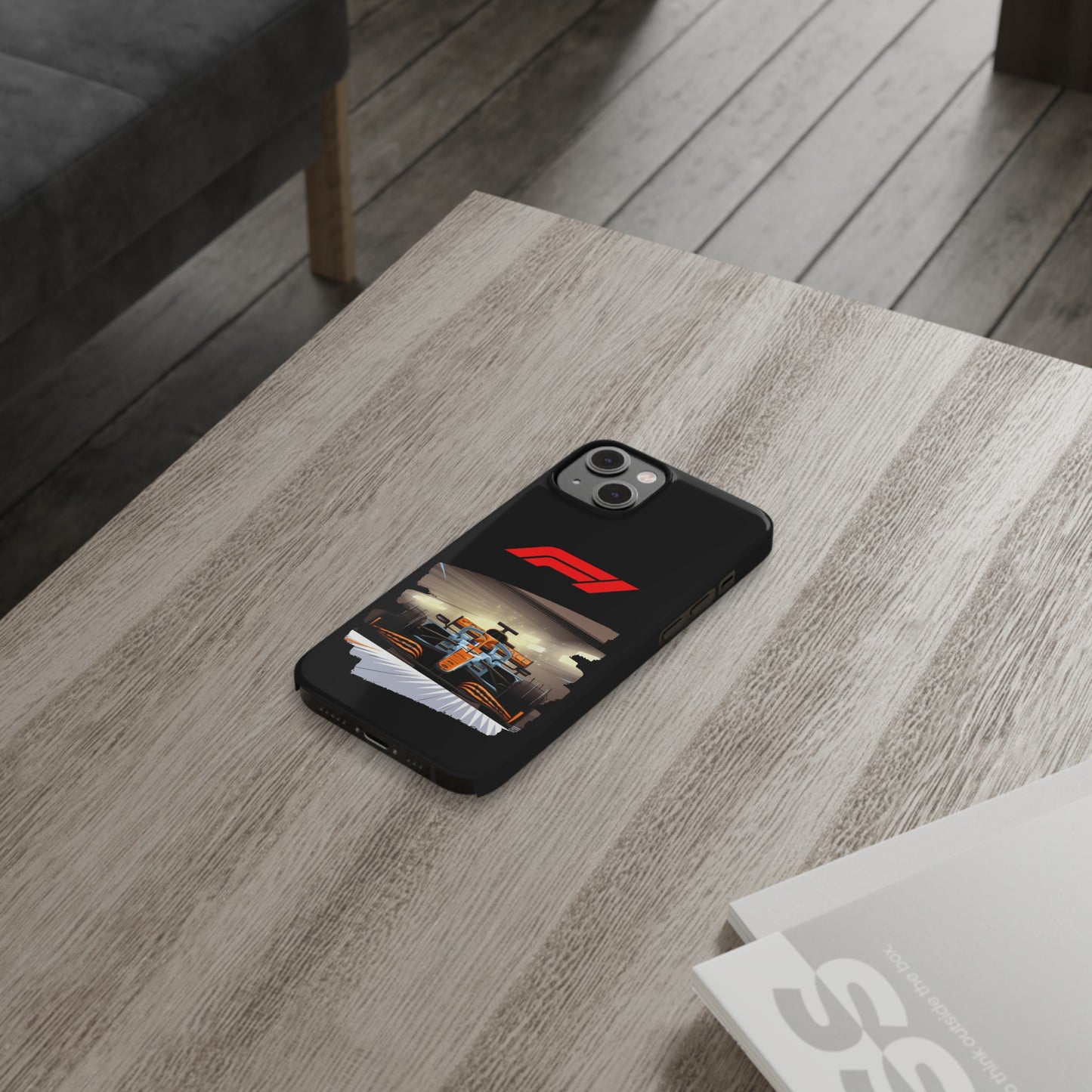 F1 McClaren Orange Car Iphone 15, 14, 13, 12, 11 Cases