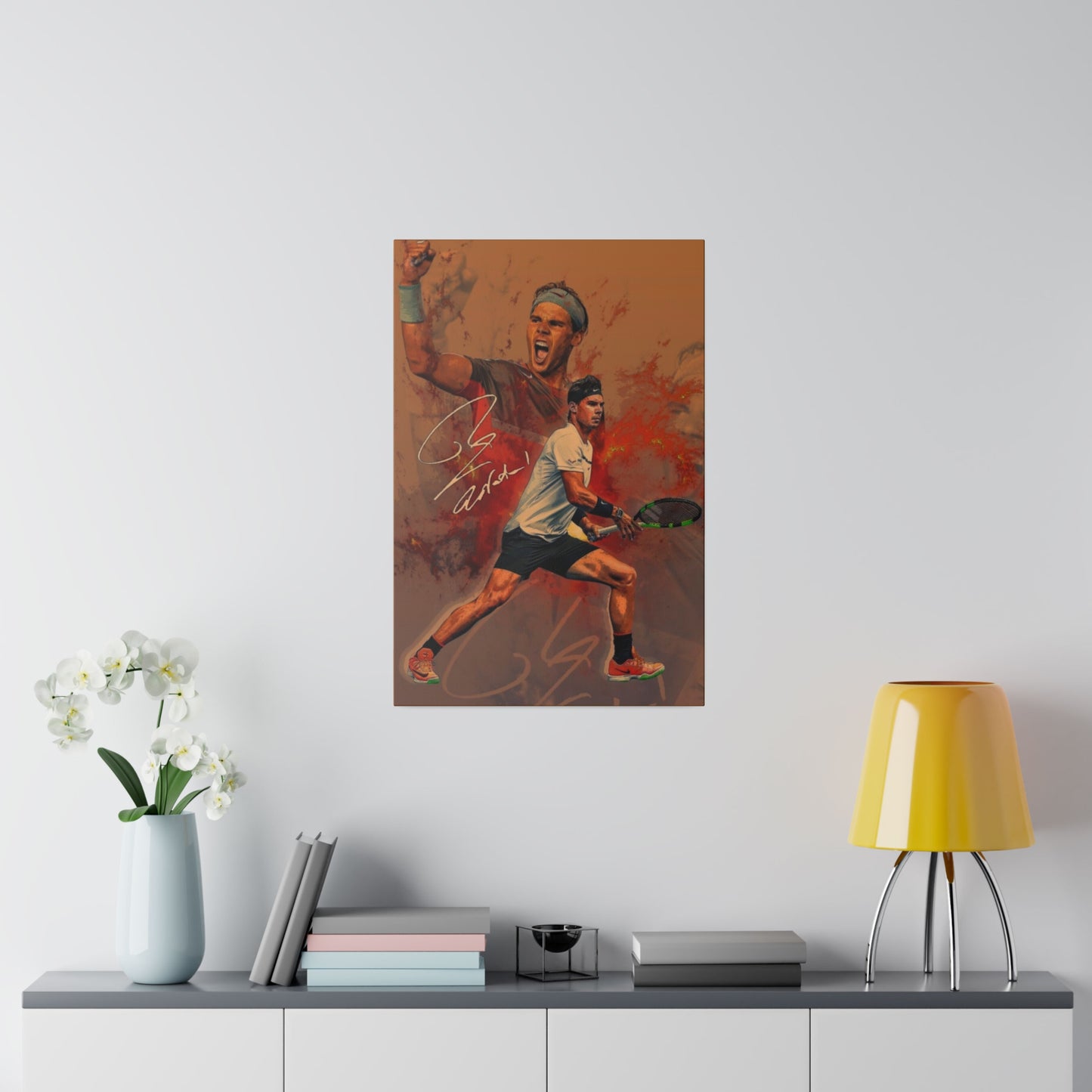 Tennis Legend Nadal: Game, Set and Match Canvas