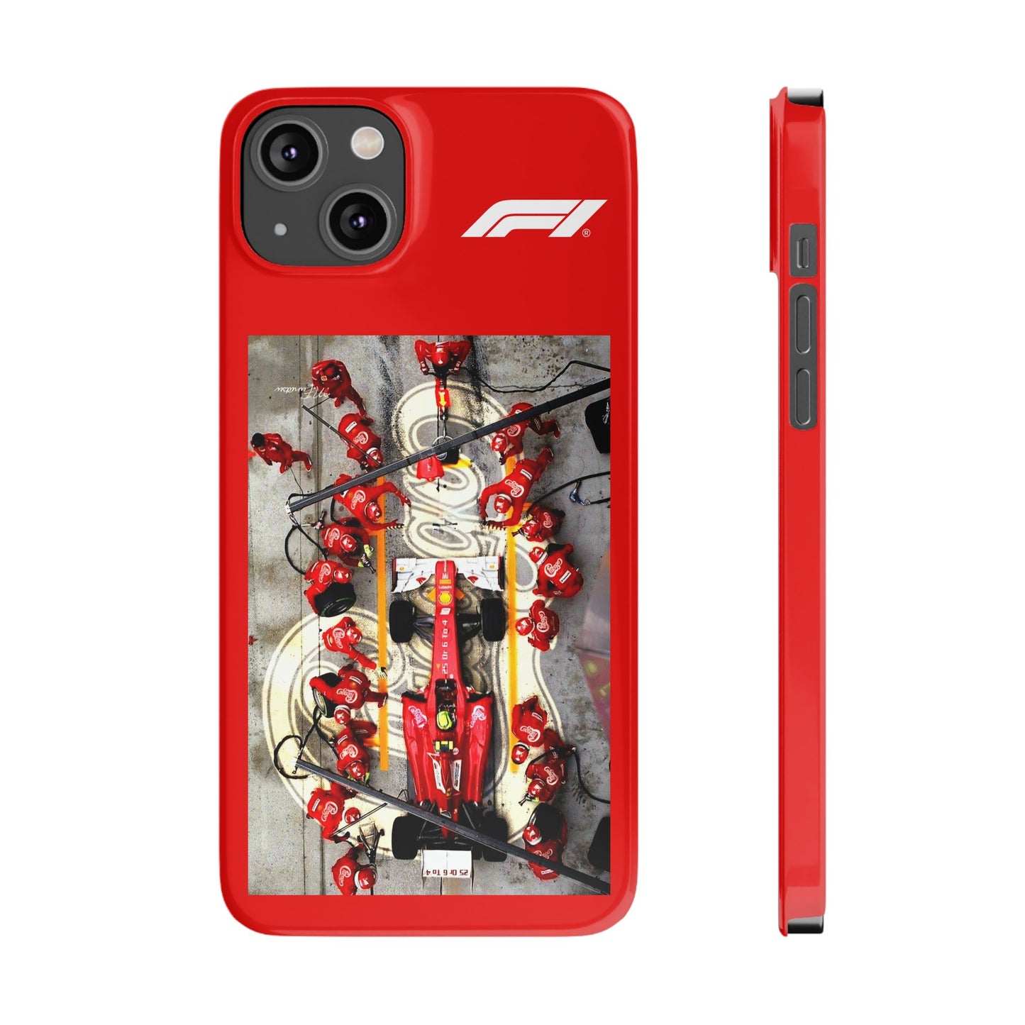 F1 Ferrari Pitstop Iphone Cases