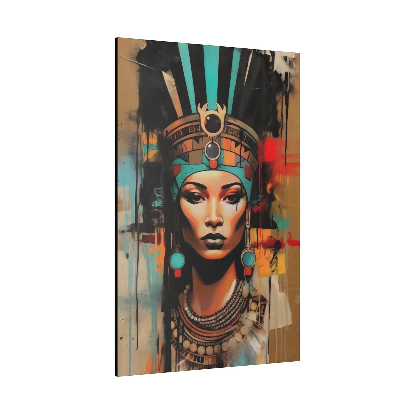Pharaoh Queen of Egypt: Regal Wall Art - Canvas