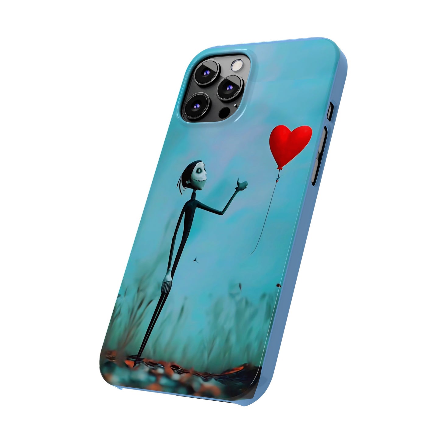 Heart Balloon Art Design iPhone Cases: Love in the Air
