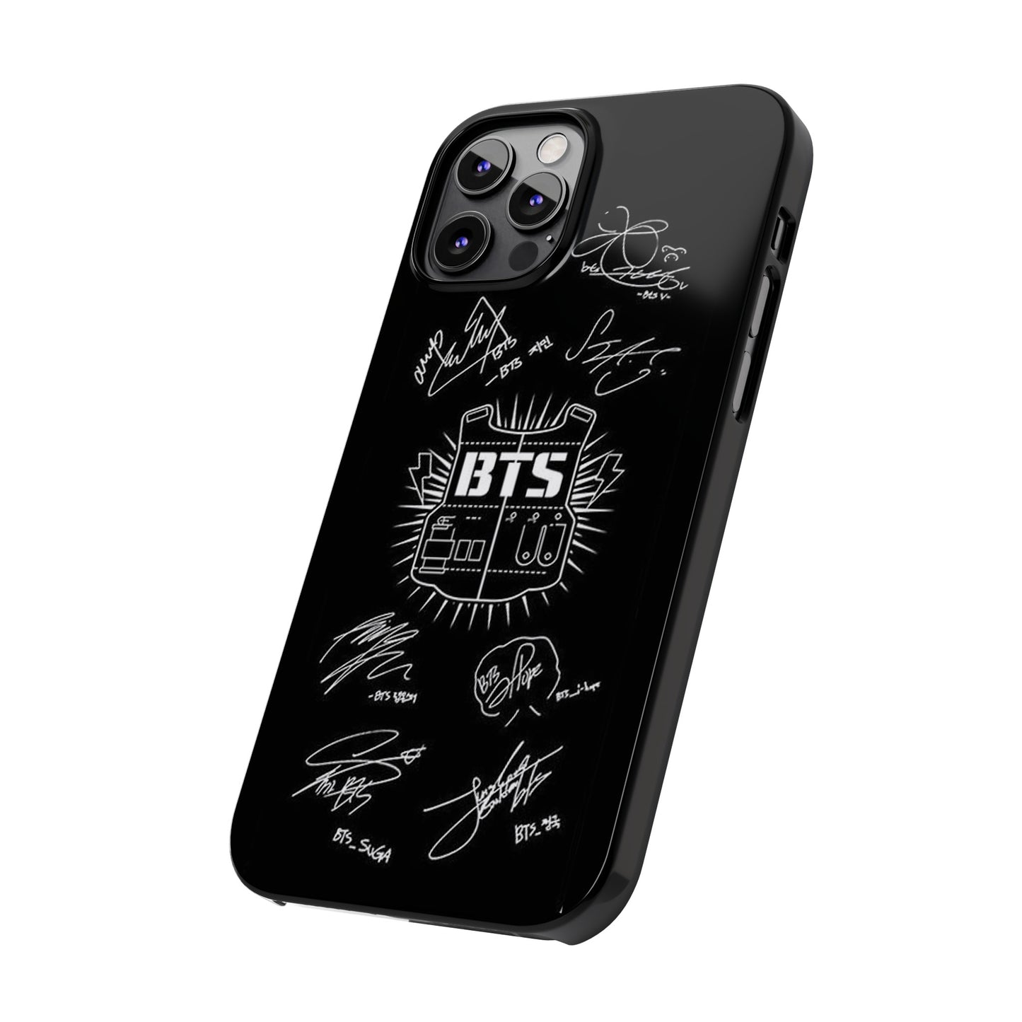 BTS Signature IPhone 15, 14, 13, 12 Cases
