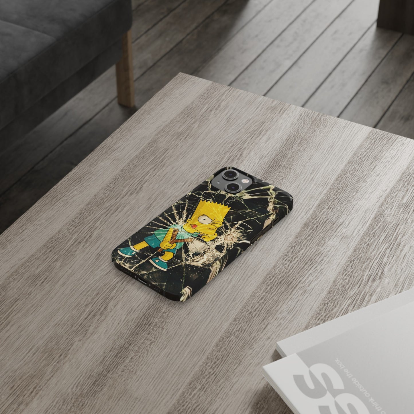 Bart Breaking Glass Iphone 15, 14, 13, 12 Cases