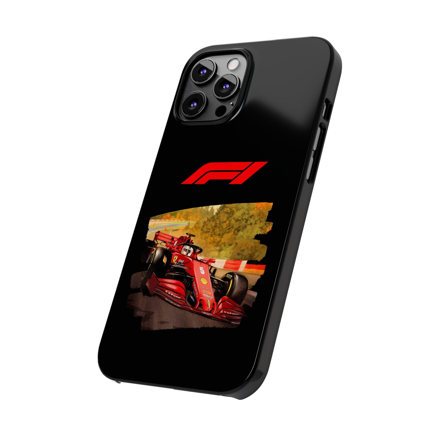 F1 Ferrari's power Iphone 15, 14, 13, 12, 11 Cases