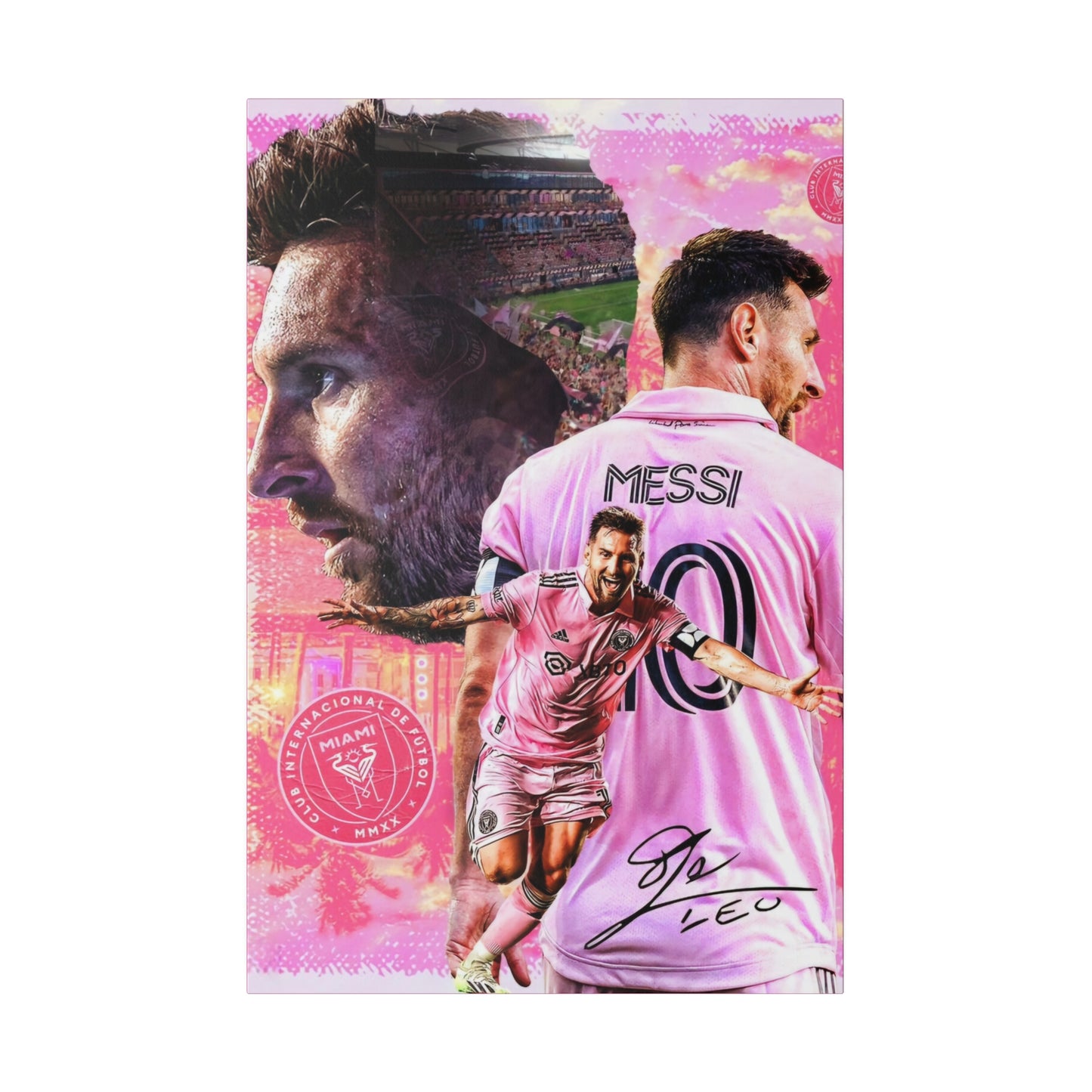 Messi by Inter Maimi on Canvas
