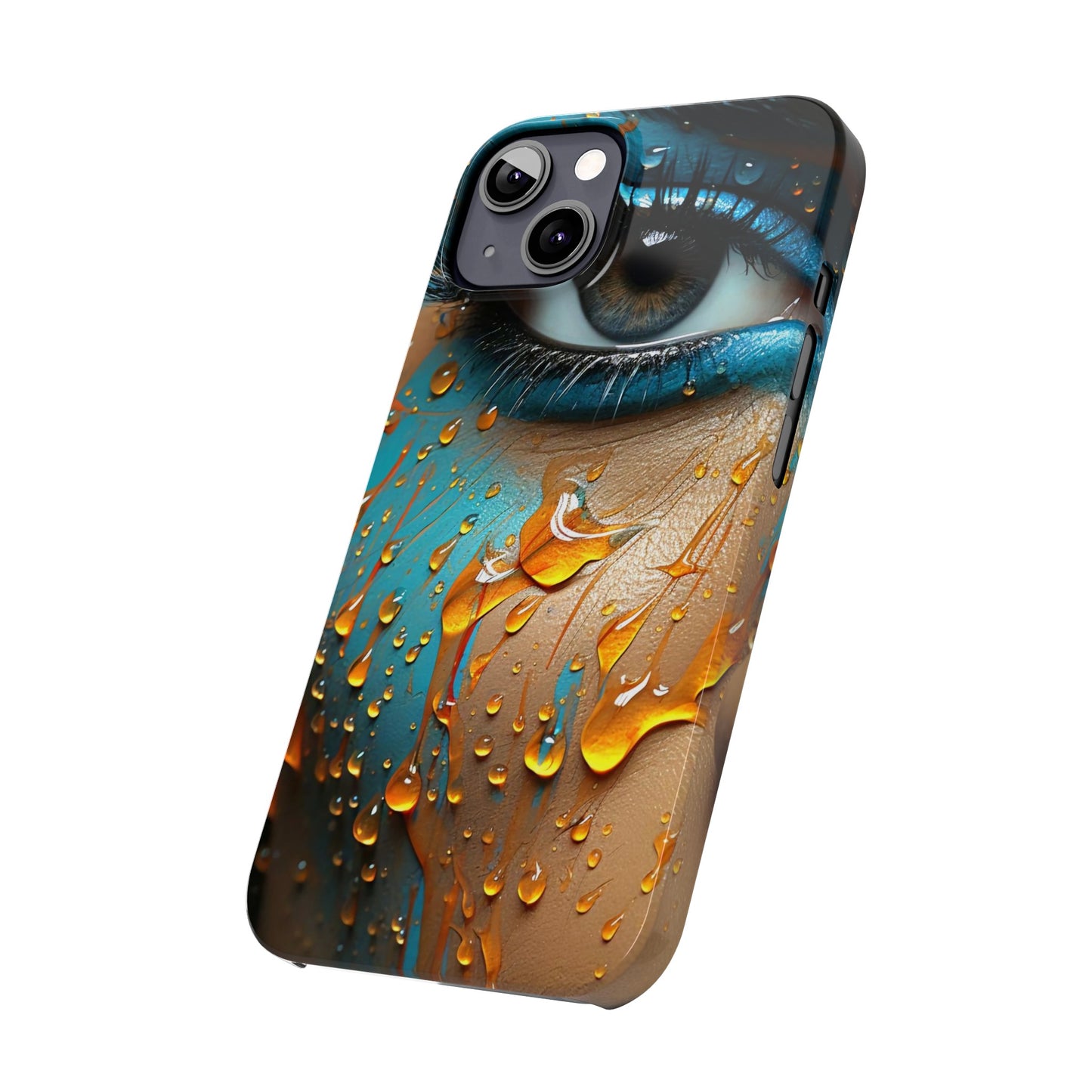 Tearful Eyes: iPhone 15, 14, 13, 12 Cases