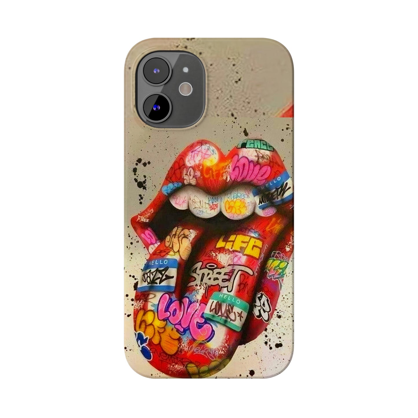Rolling Stones Tongue Logo Iphone 15, 14, 13, 12 Cases
