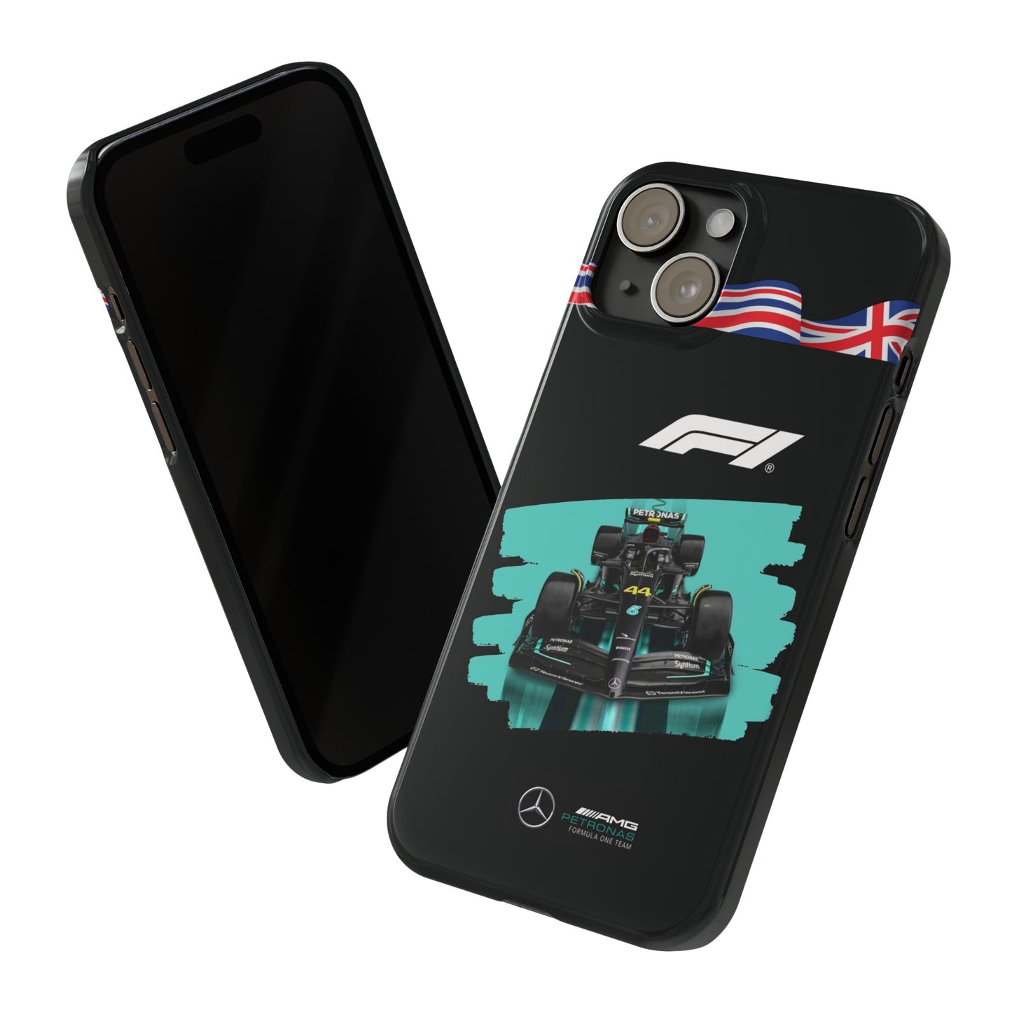 F1 Mercedes Black Edition Iphone Cases