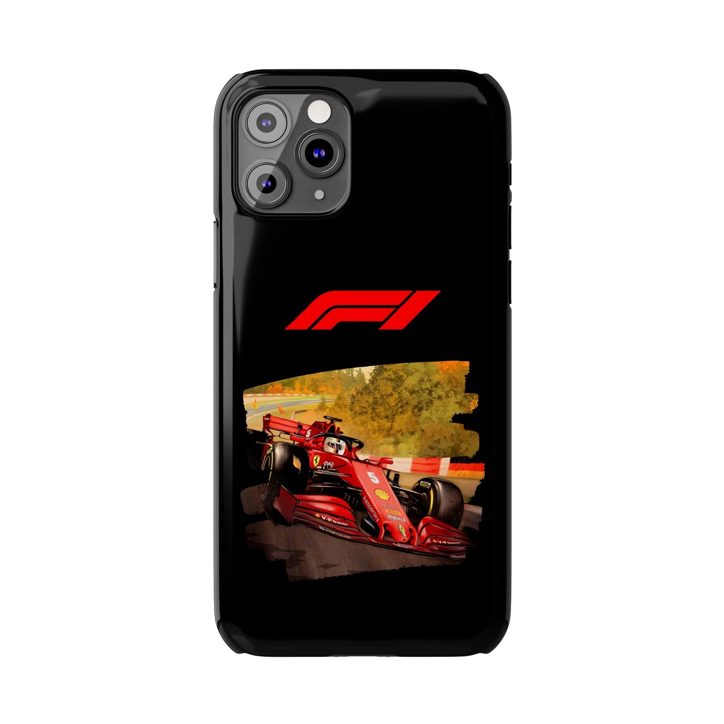 F1 Ferrari's power Iphone 15, 14, 13, 12, 11 Cases