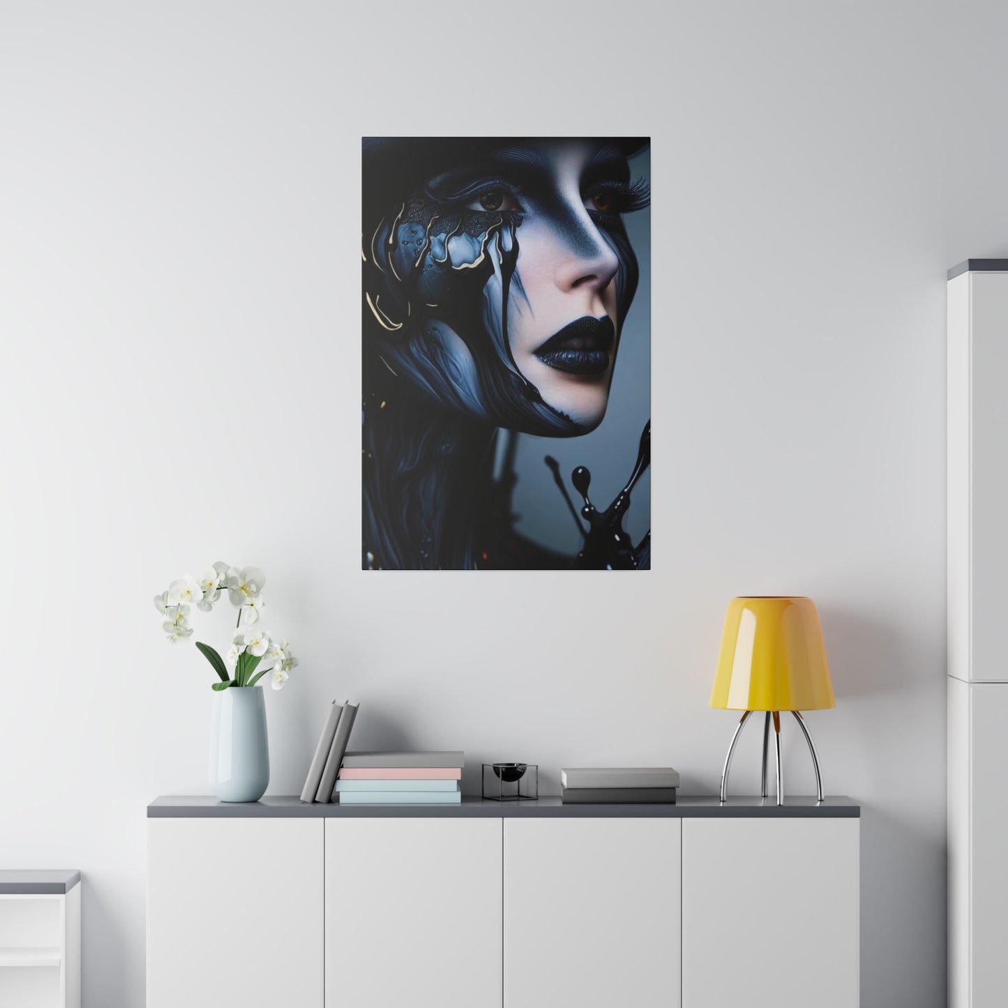 Woman of Light, Painted in Shadows - Canvas