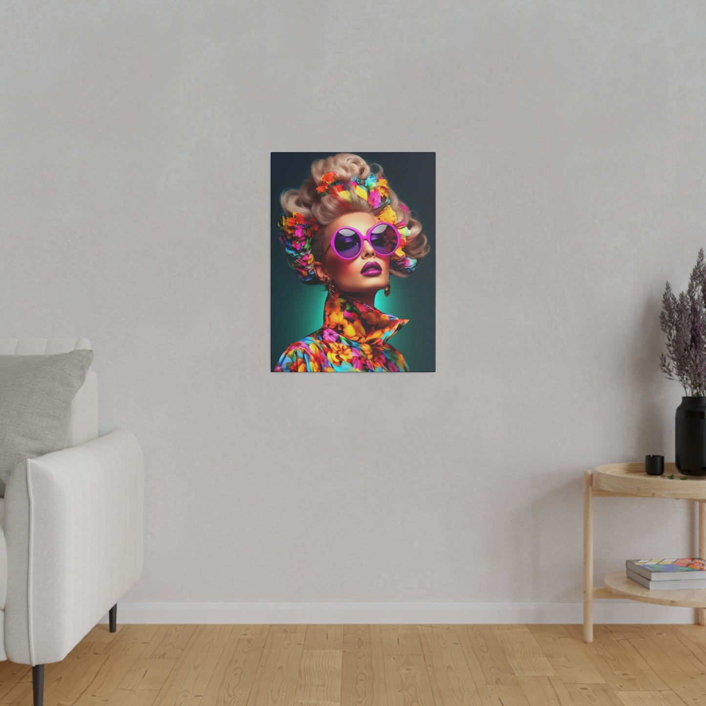 Vibrant Women: Colorful Art Style - Canvas