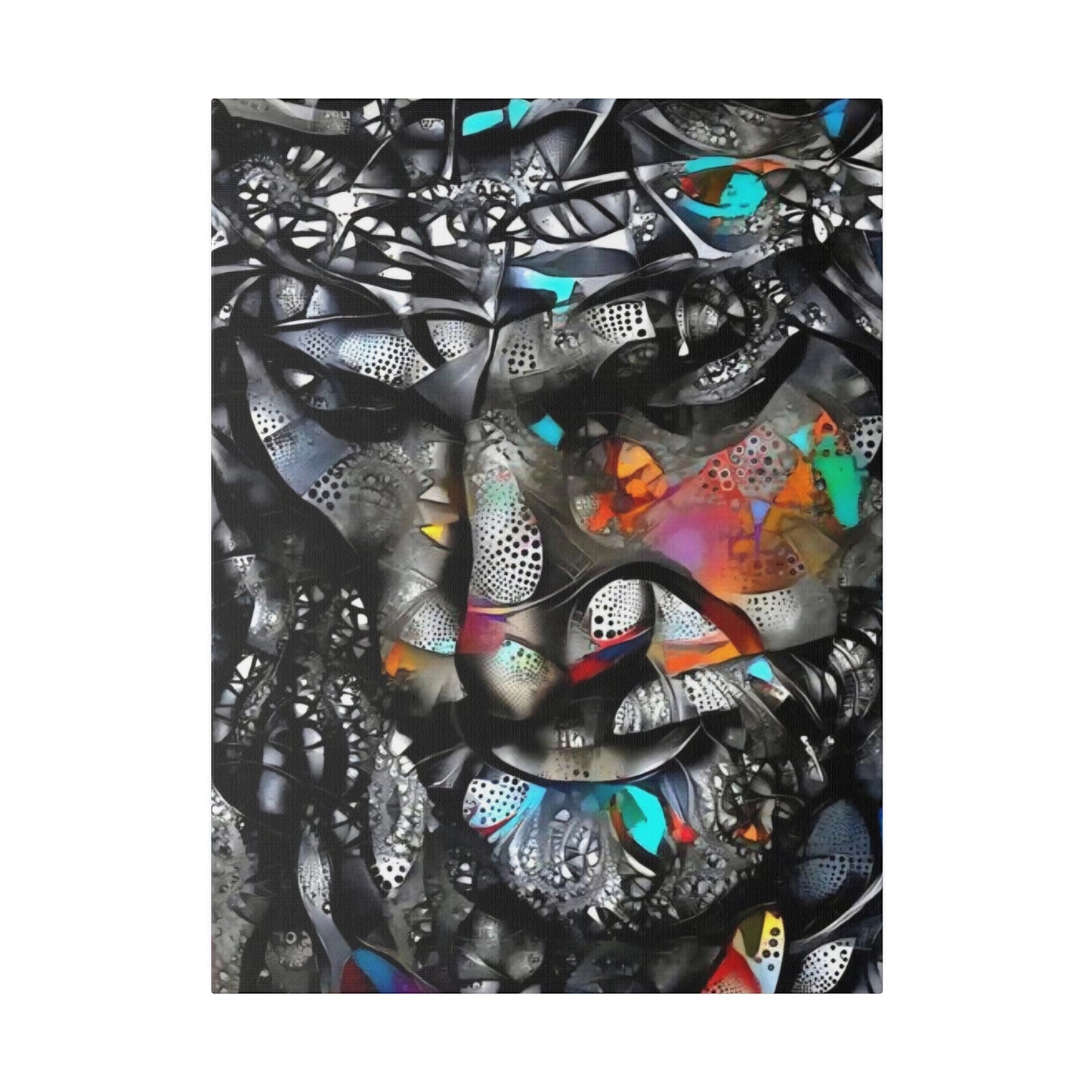 Jesus with Thorn Crown: Sacred Wall Art - Canvas