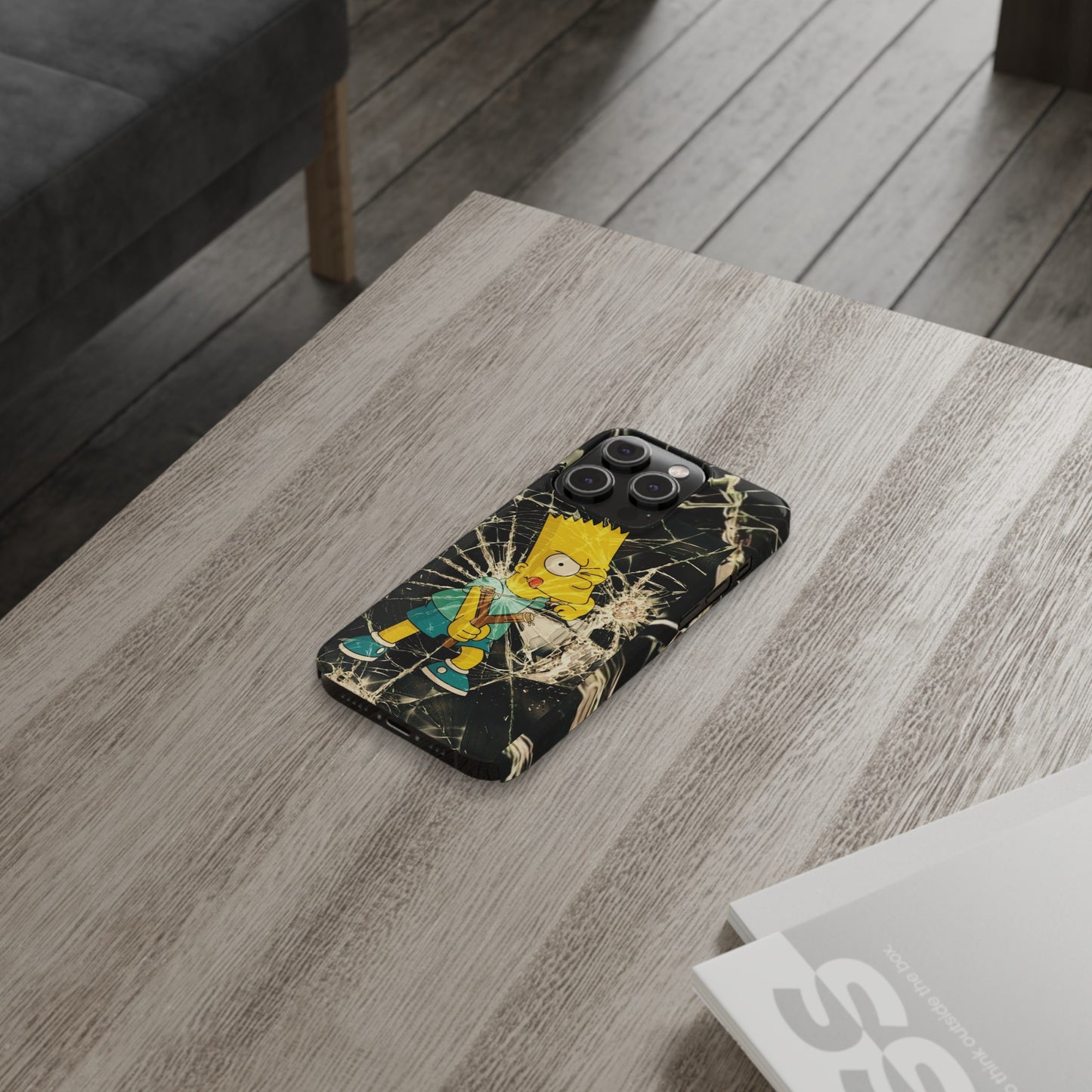 Bart Breaking Glass Iphone 15, 14, 13, 12 Cases