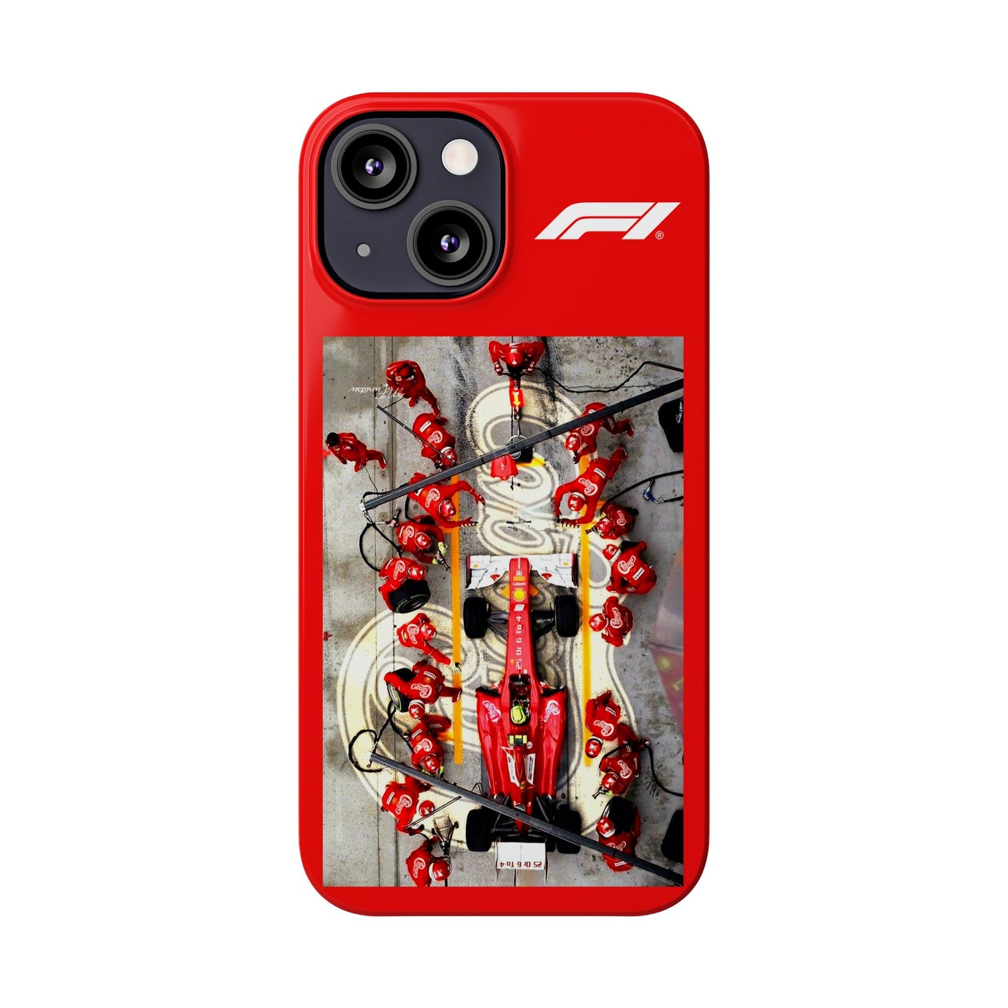 F1 Ferrari Pitstop Iphone Cases