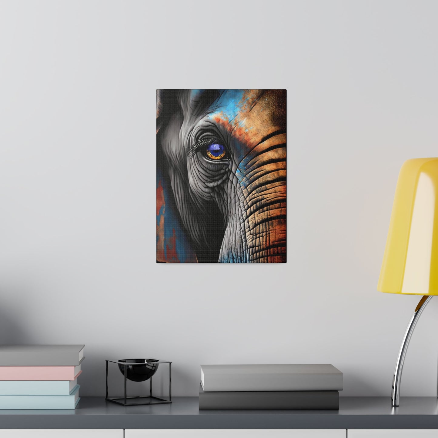 Half Elephant Head: Nature-Inspired Wall Art Canvas