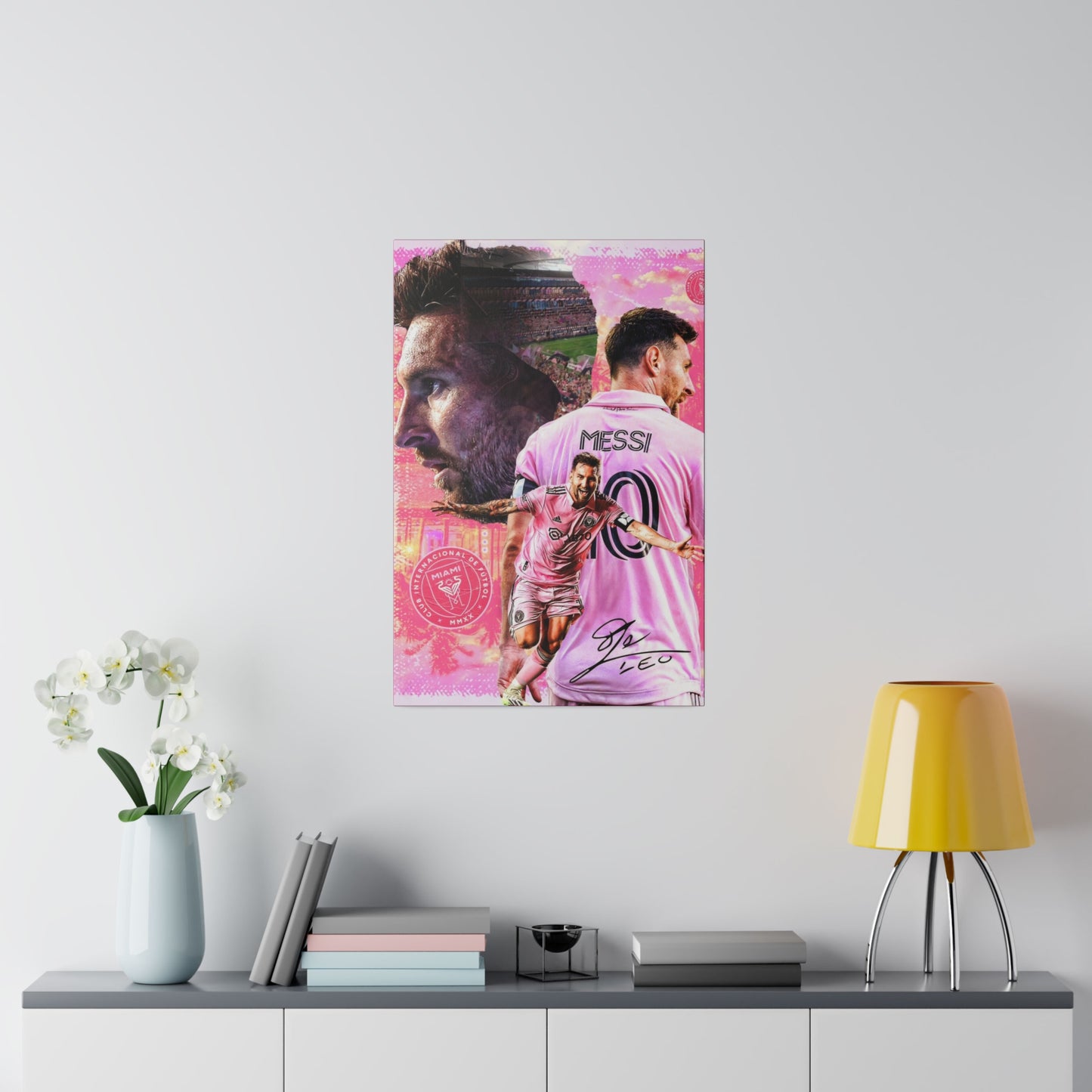 Messi by Inter Maimi on Canvas