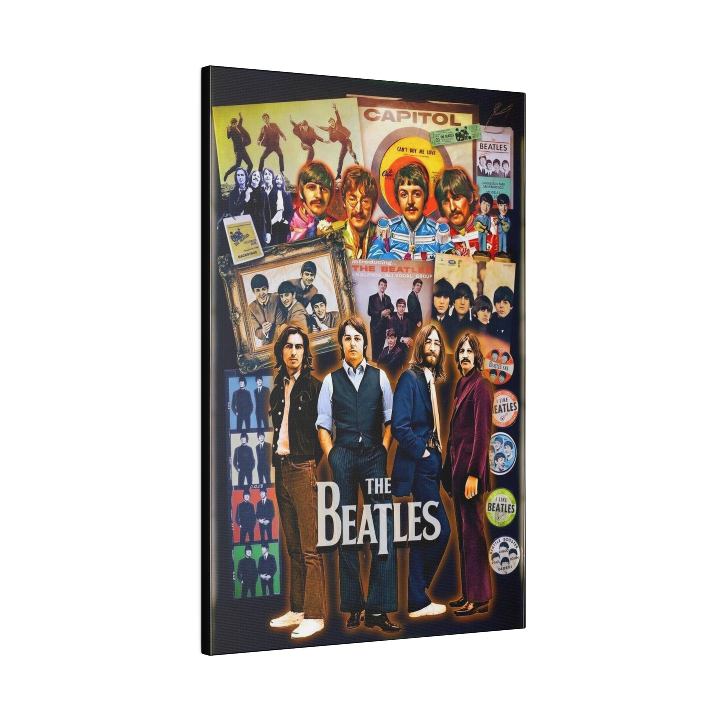 The Beatles: A Compilation of Many Years Canvas