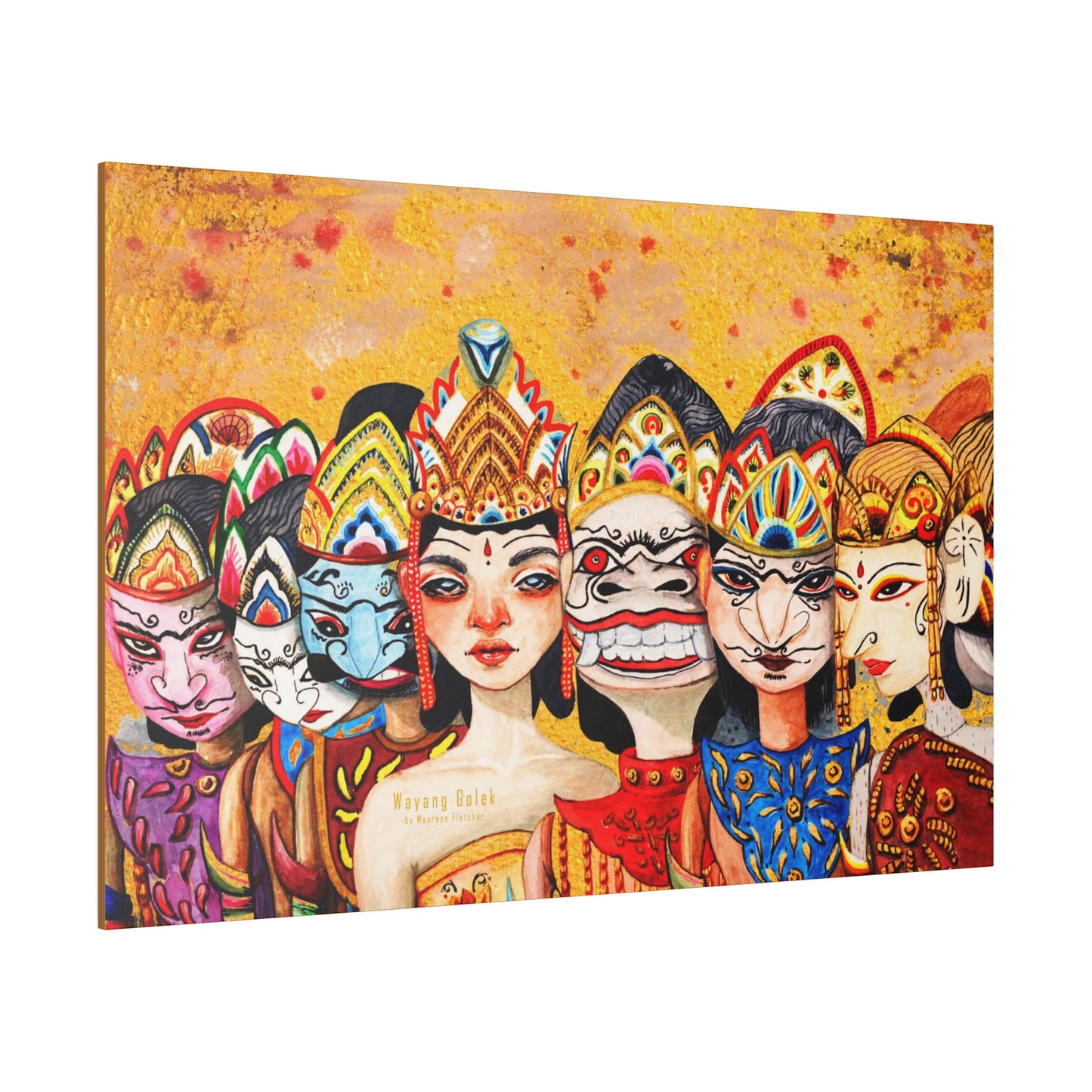 Wayang Art of Indonesia: Wall Decor - Canvas