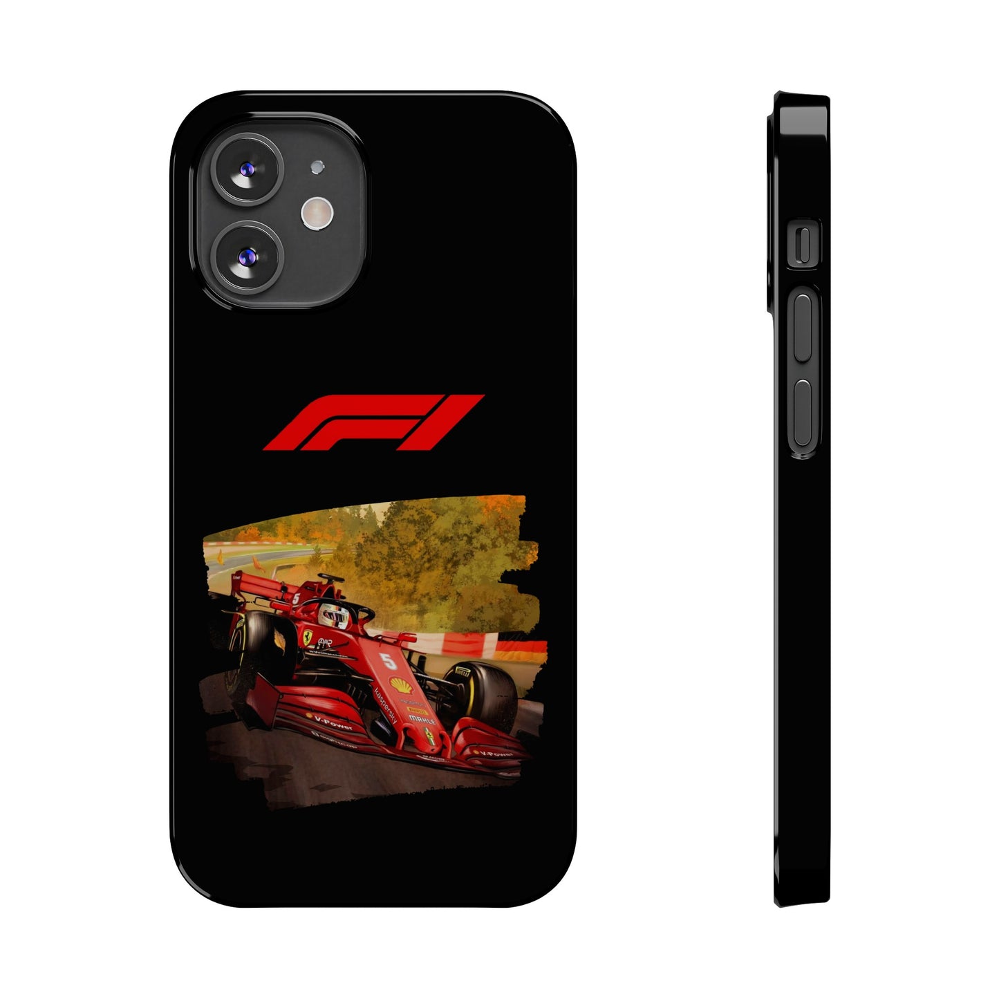 F1 Ferrari's power Iphone 15, 14, 13, 12, 11 Cases