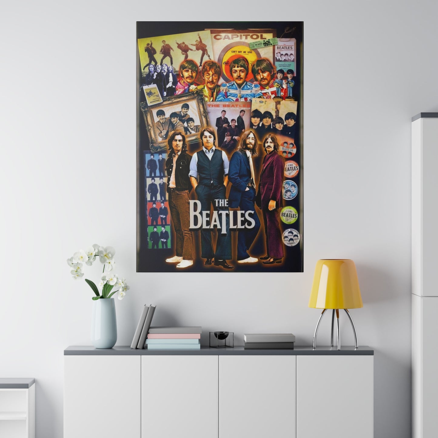 The Beatles: A Compilation of Many Years Canvas