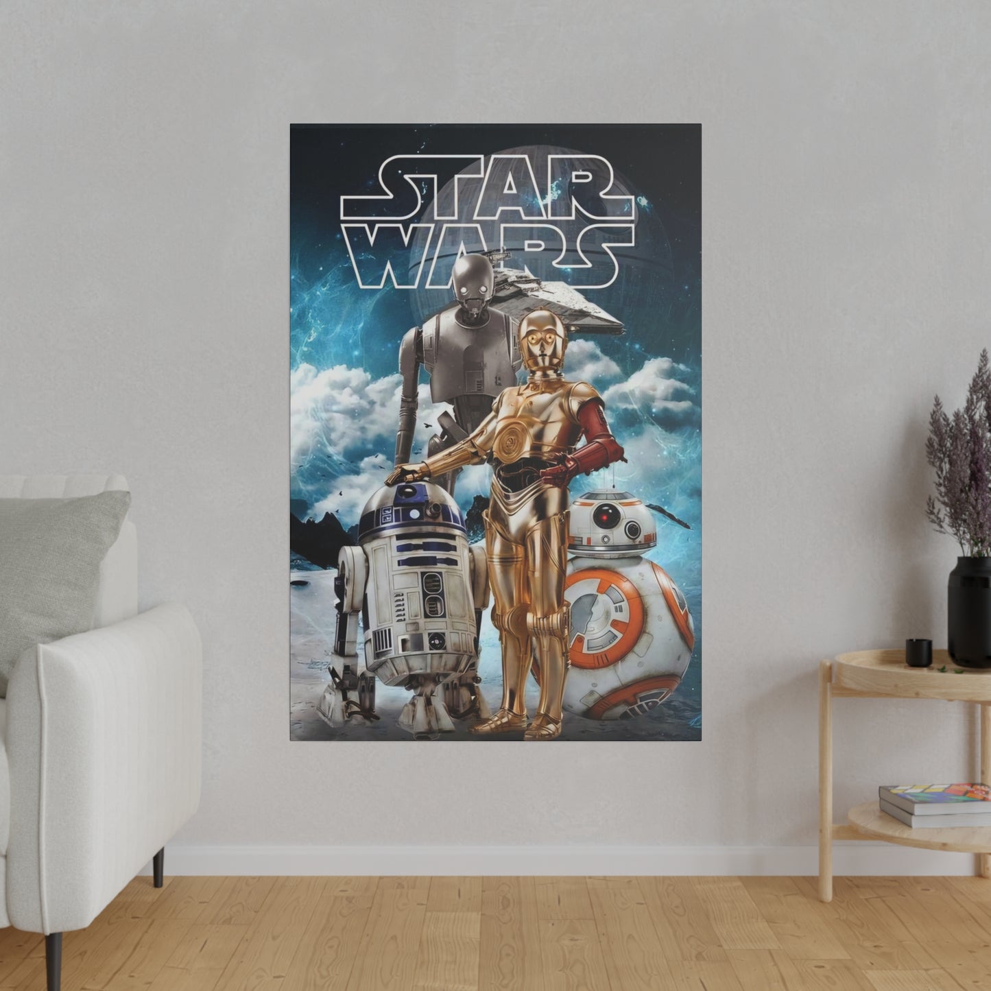 Star Wars R2-D2, BB-8 & C-3PO Canvas: Droid Magic