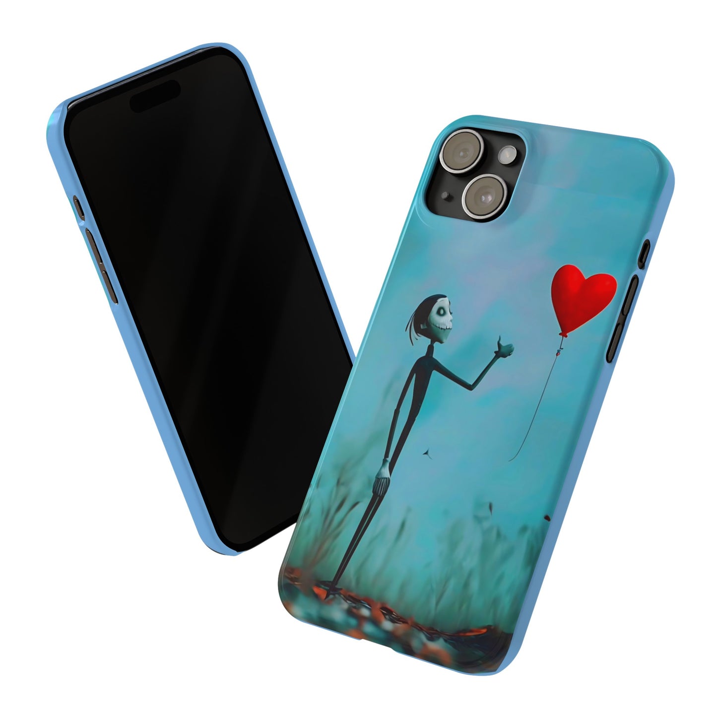 Heart Balloon Art Design iPhone Cases: Love in the Air