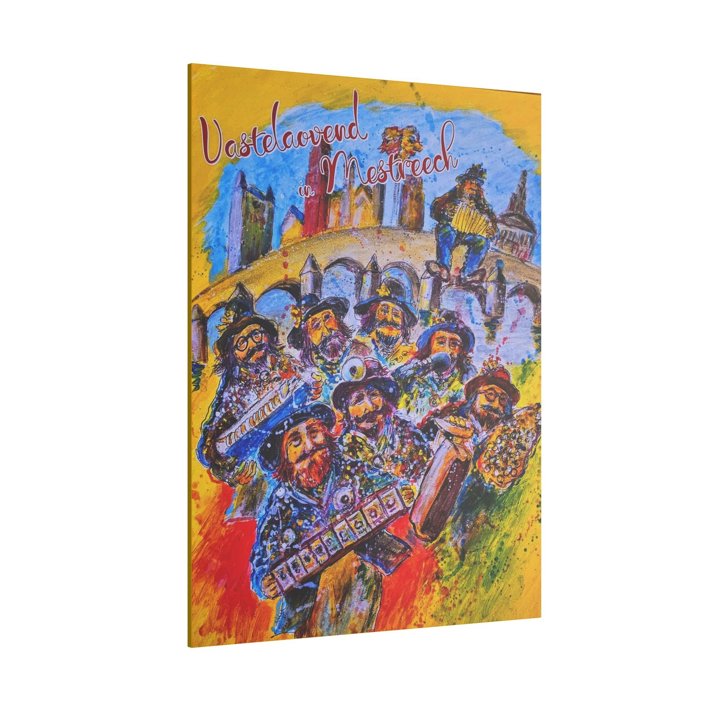 Vastelaovend in Mestreech - Colorful Wall Canvas