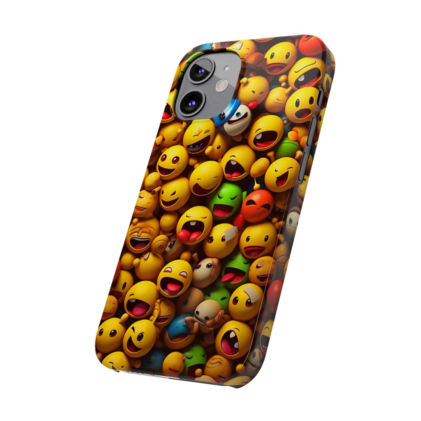 Colorful Emoji Iphone 15, 14, 13, 12 Cases
