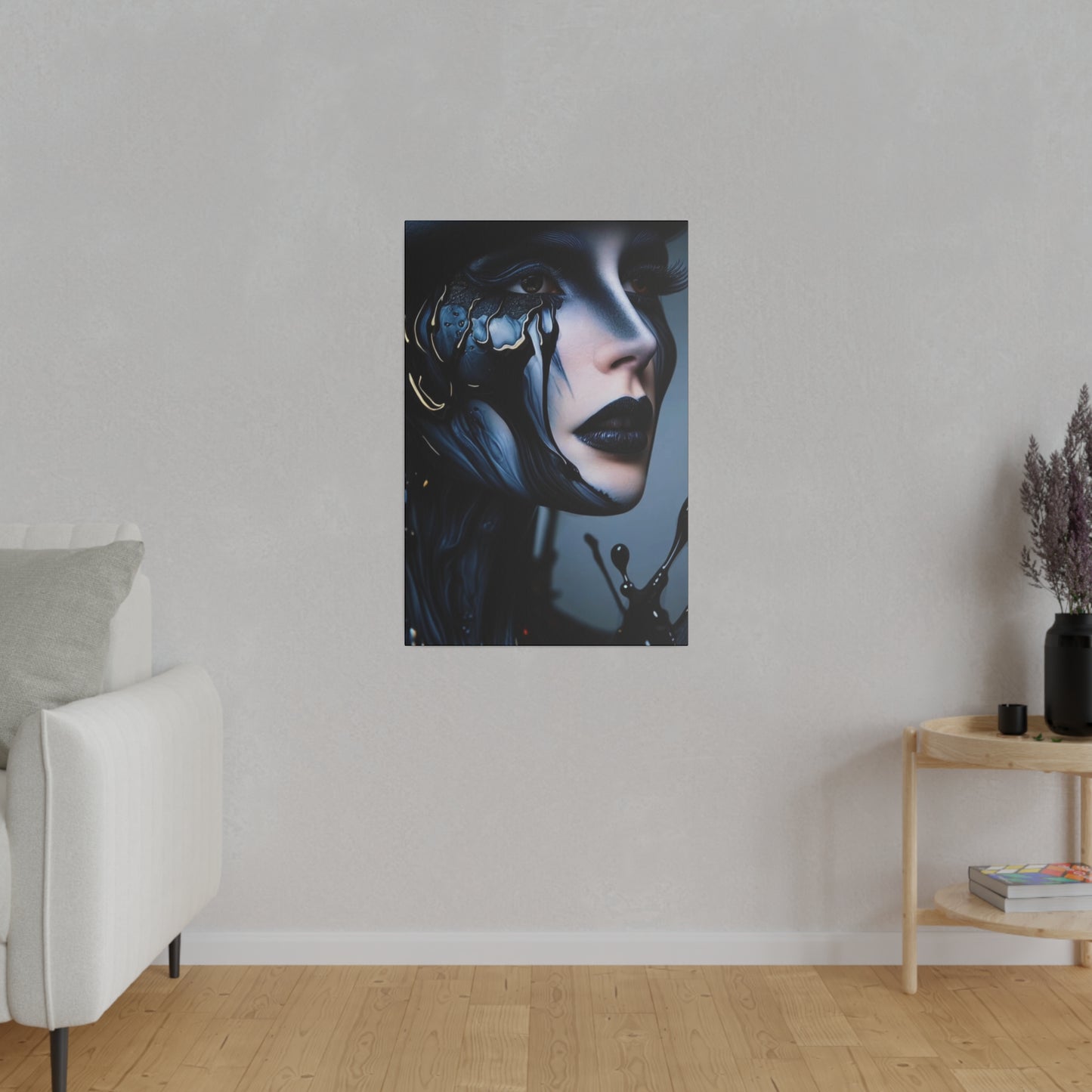 Woman of Light, Painted in Shadows - Canvas