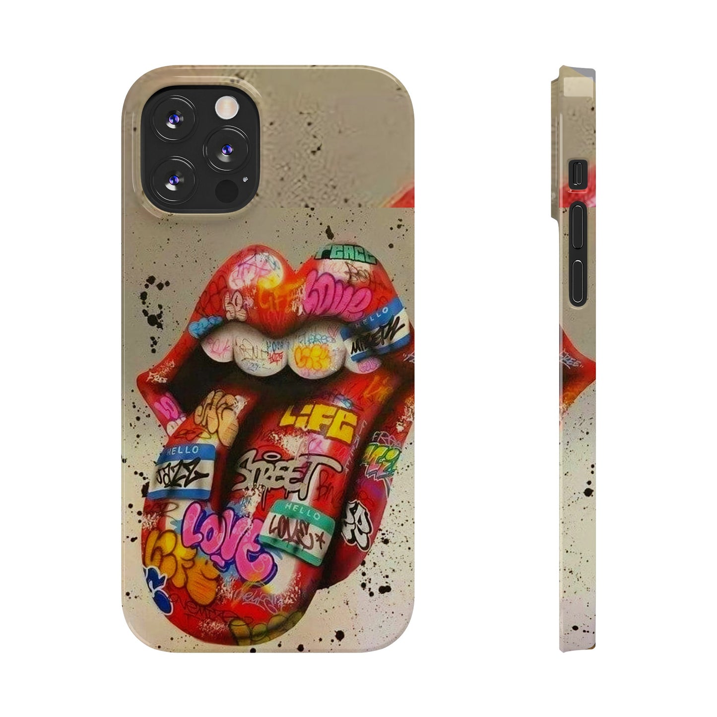 Rolling Stones Tongue Logo Iphone 15, 14, 13, 12 Cases