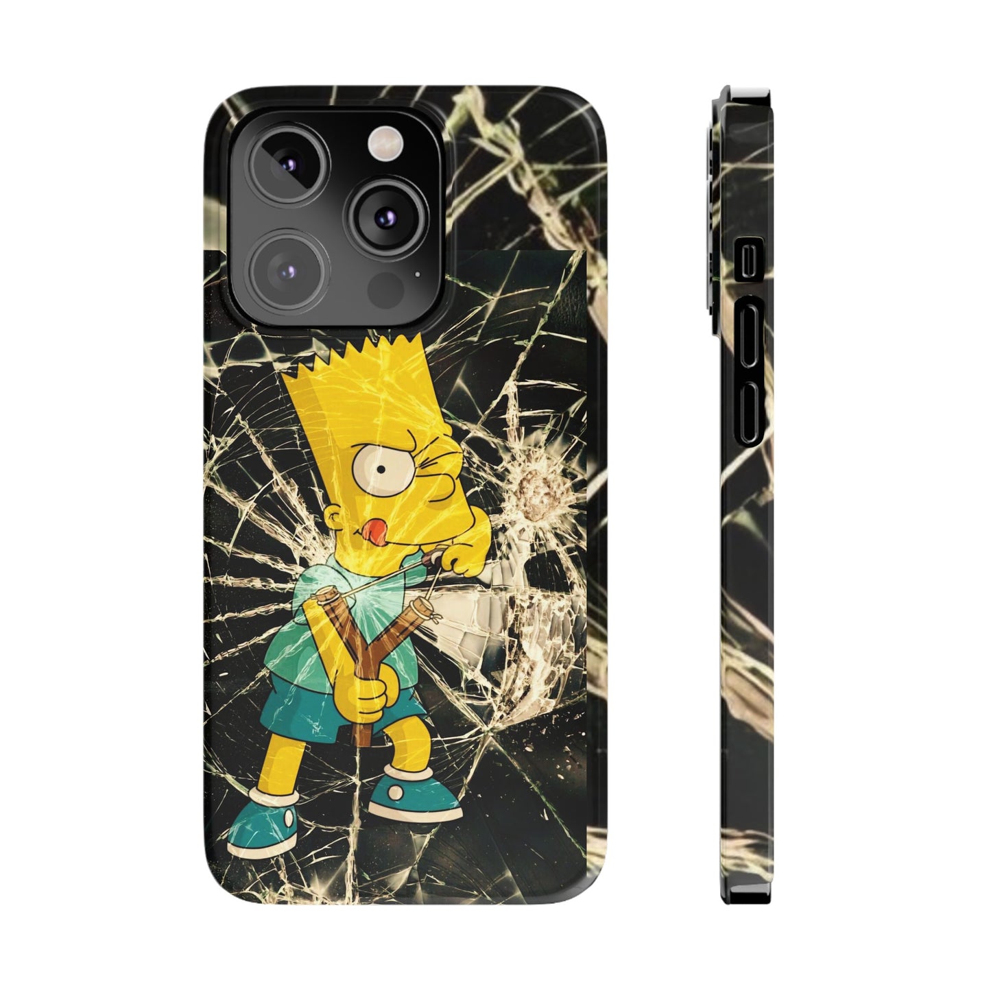Bart Breaking Glass Iphone 15, 14, 13, 12 Cases