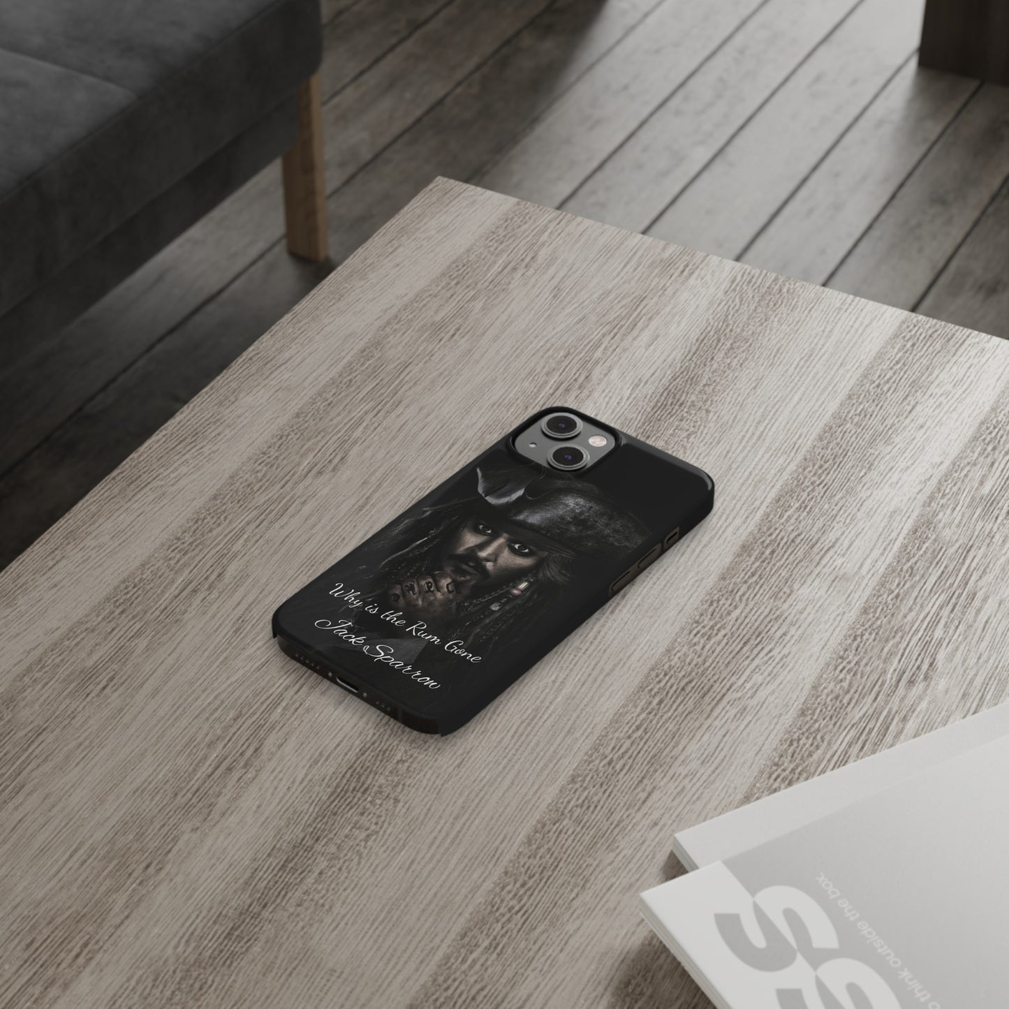 Captain Jack Sparrow: Where's the Rum? iPhone 15, 14, 13, 12 Cases