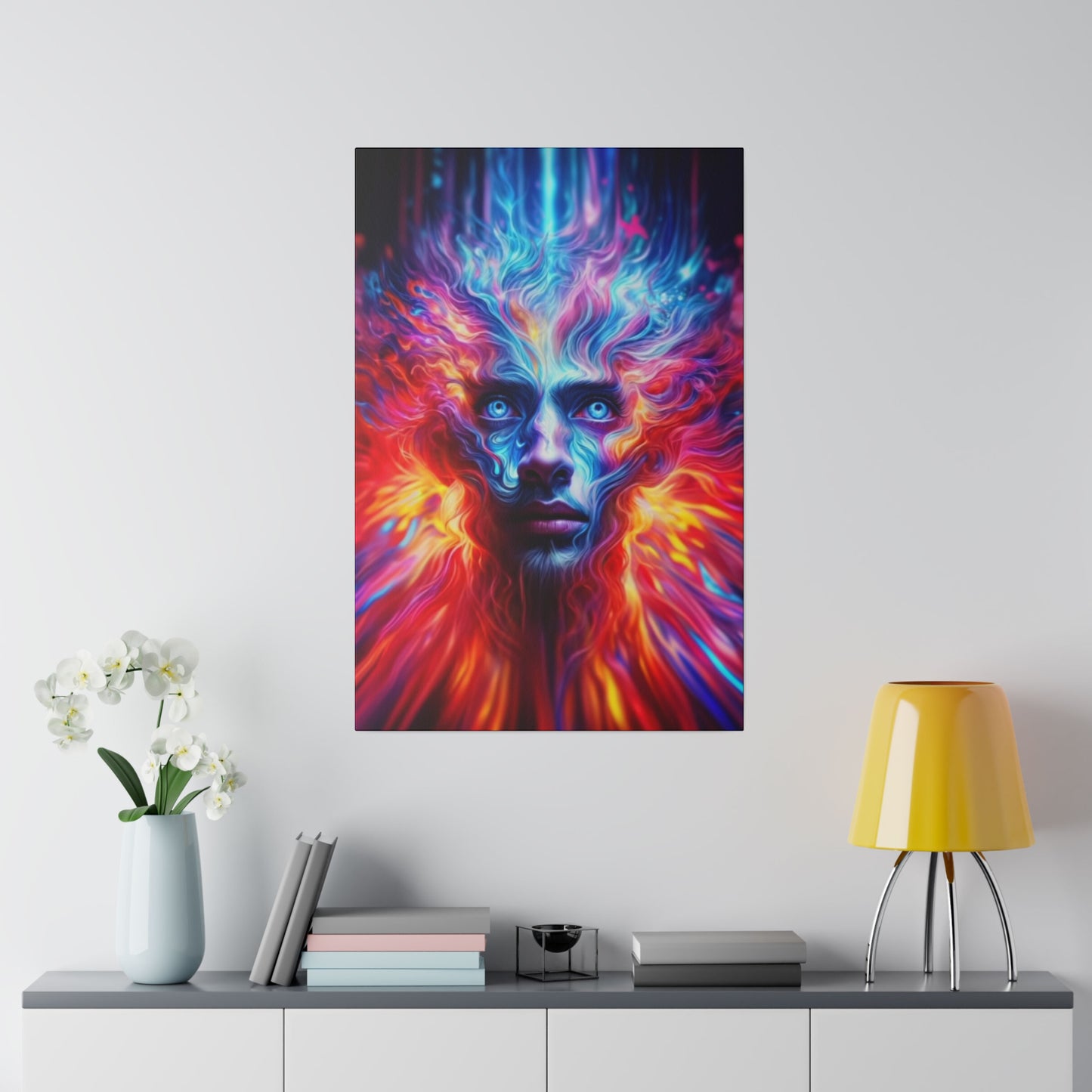 The Blue Man's Spectrum - Canvas