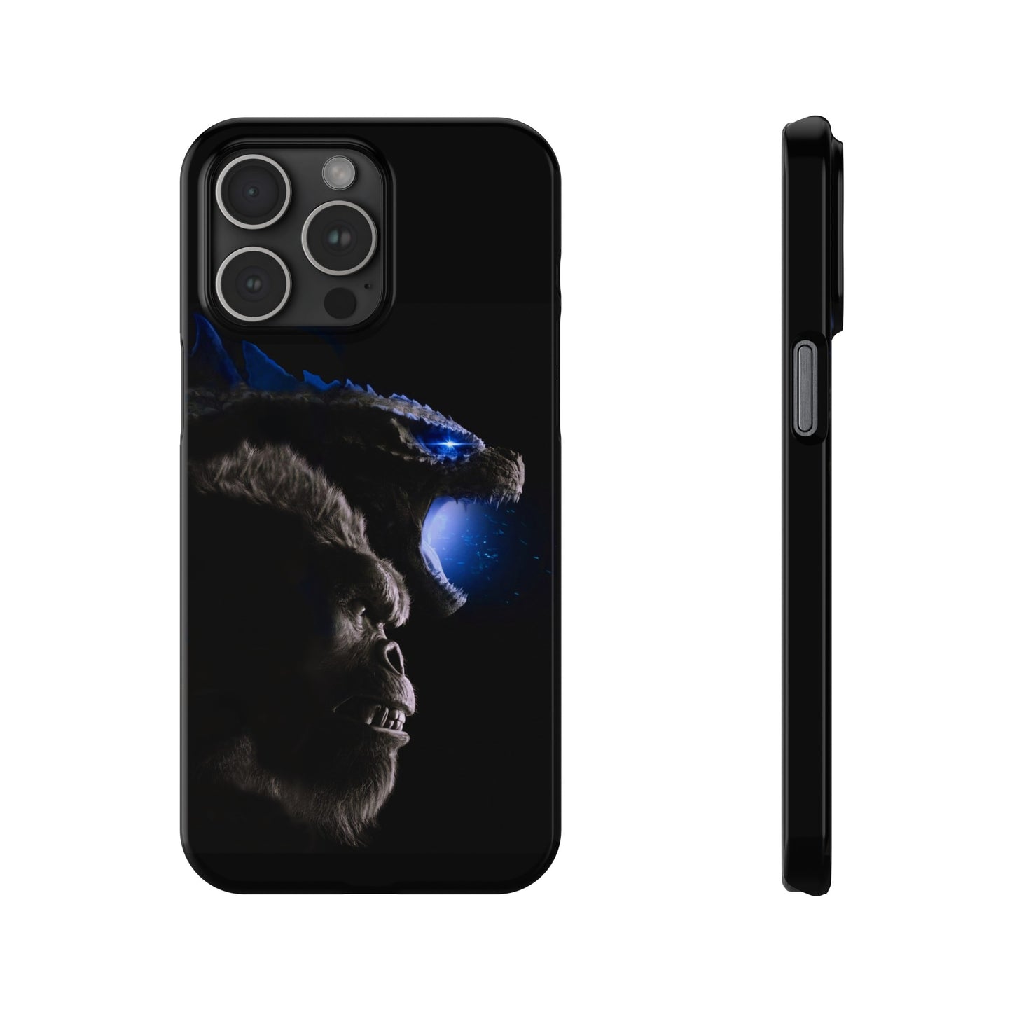 Godzilla x Kong New Age iPhone Cases: Unleash the Titans (Blue Edition)