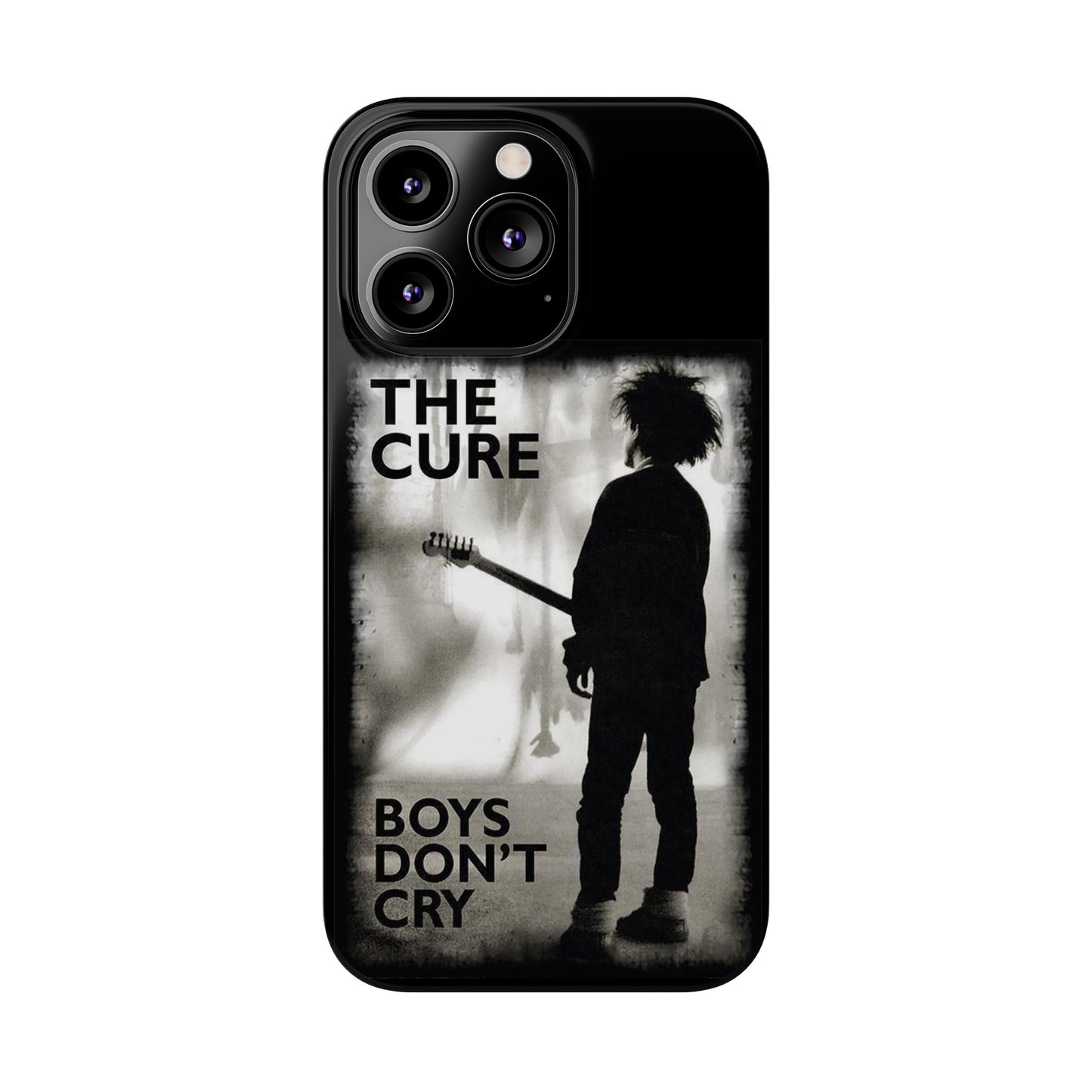 The Cure: Boys Don't Cry" iPhone Covers for 15, 14, 13, 12, 11