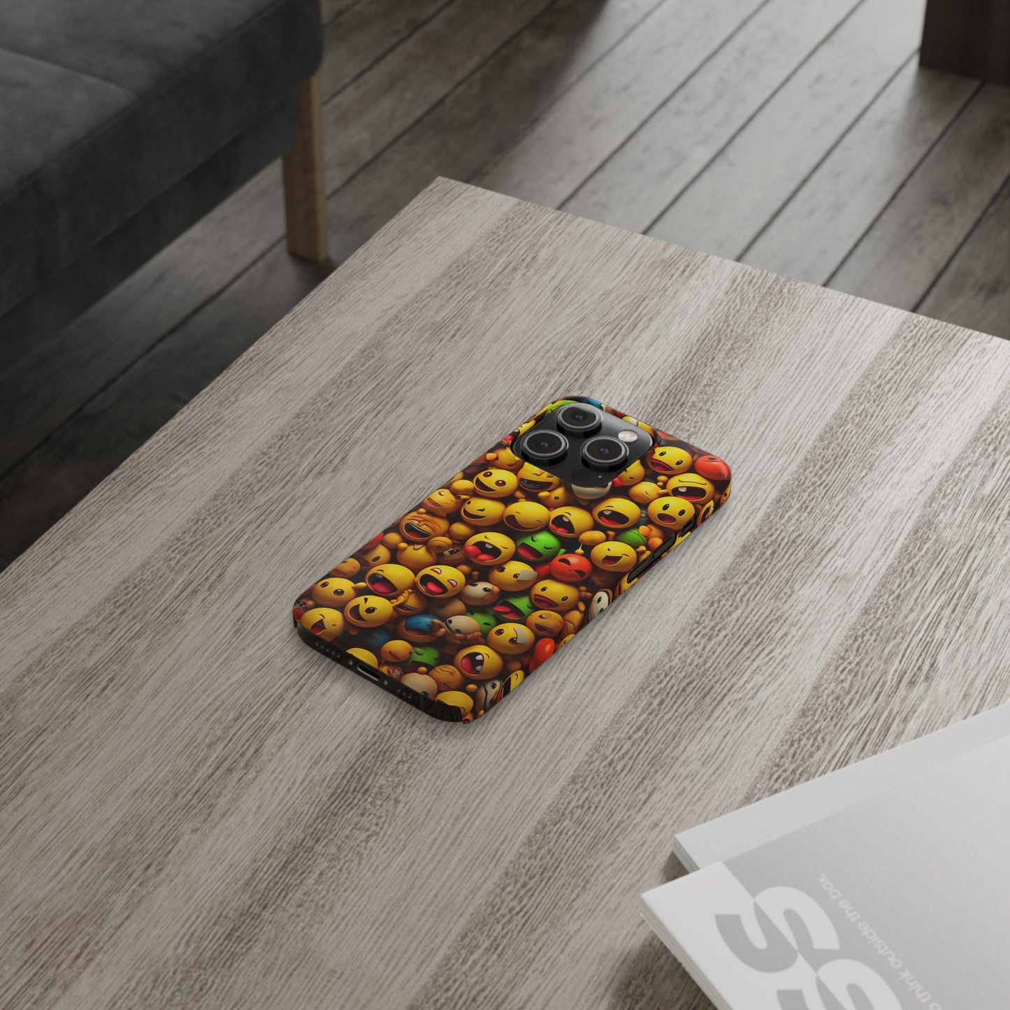 Colorful Emoji Iphone 15, 14, 13, 12 Cases