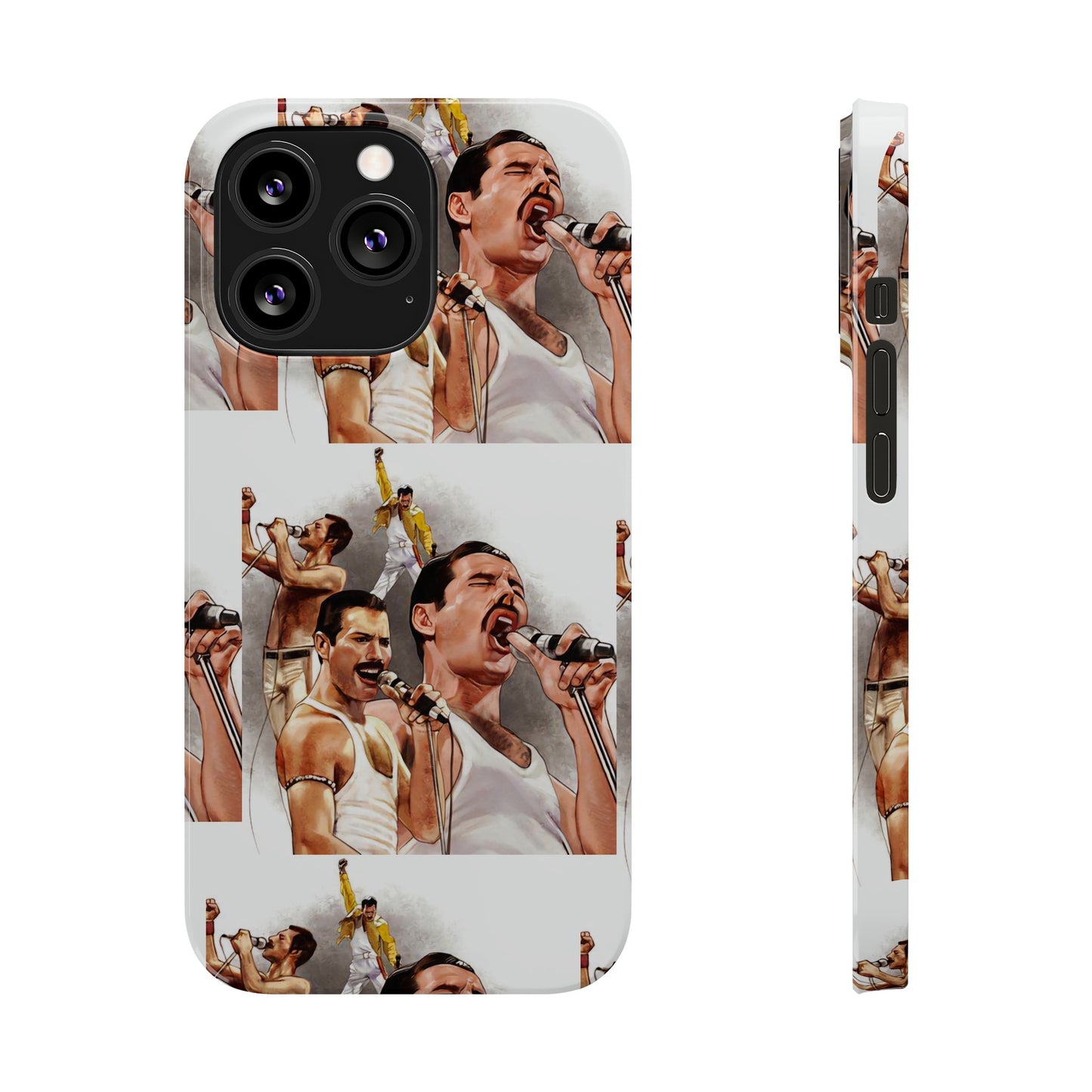 Freddie Mercury, Live, Queen, Iphone 15, 14, 13, 12 Cases