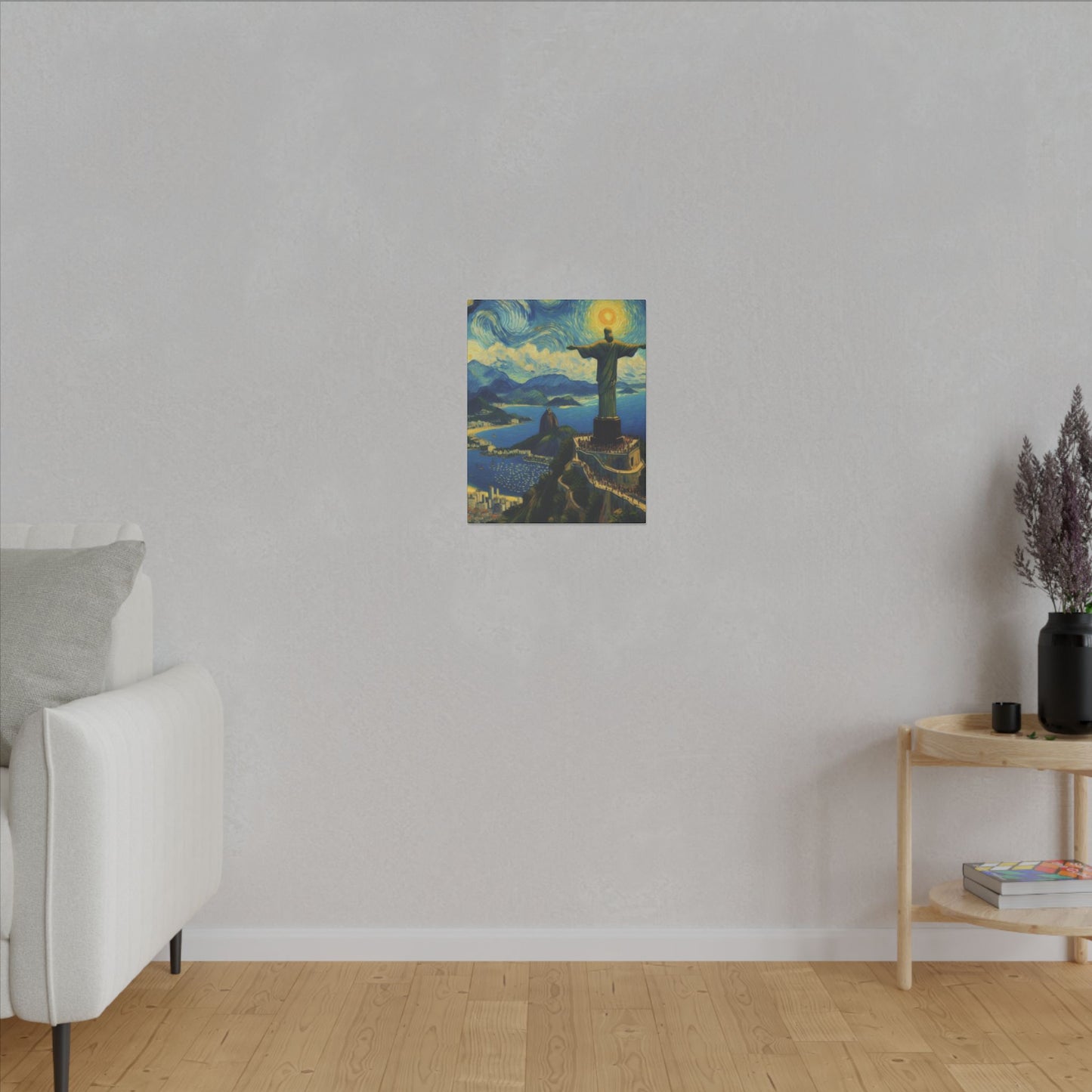 Canvas Rio de Janeiro meets Van Gogh Style