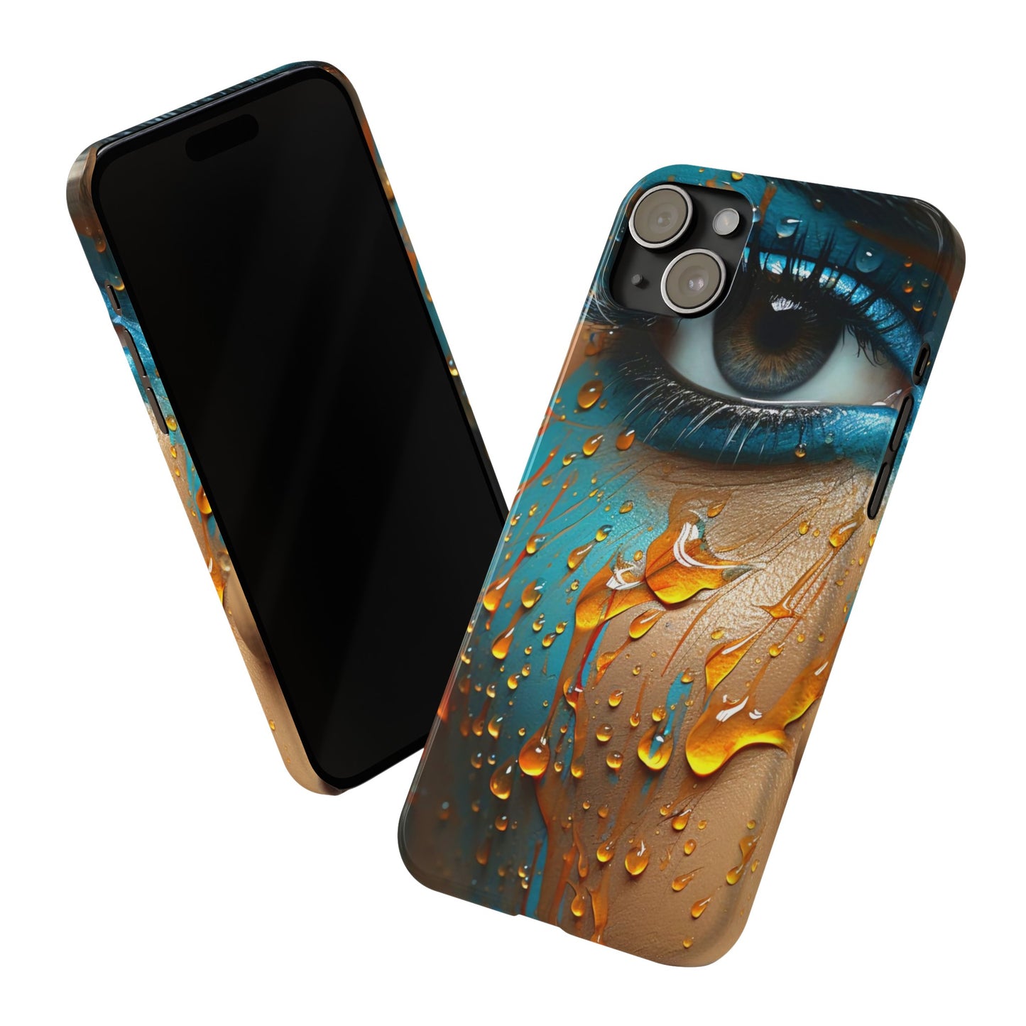 Tearful Eyes: iPhone 15, 14, 13, 12 Cases
