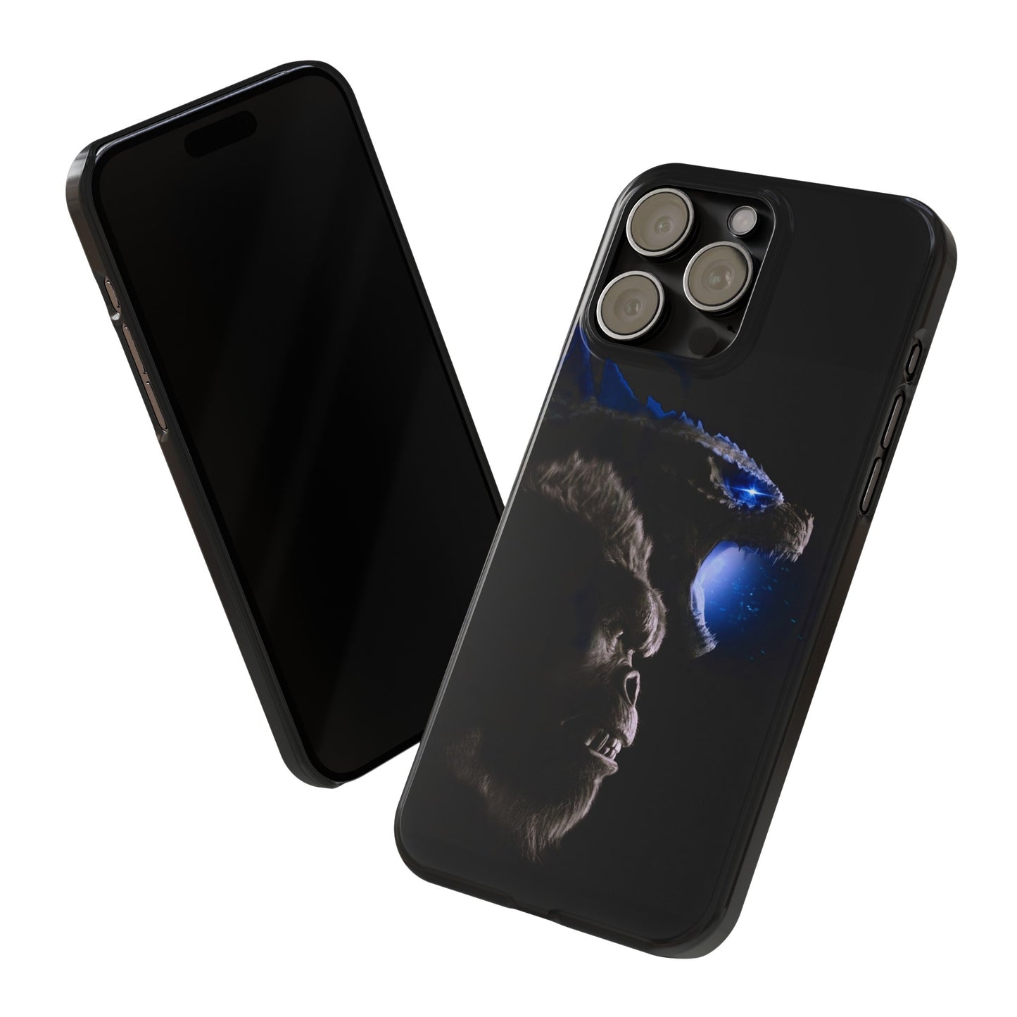 Godzilla x Kong New Age iPhone Cases: Unleash the Titans (Blue Edition)