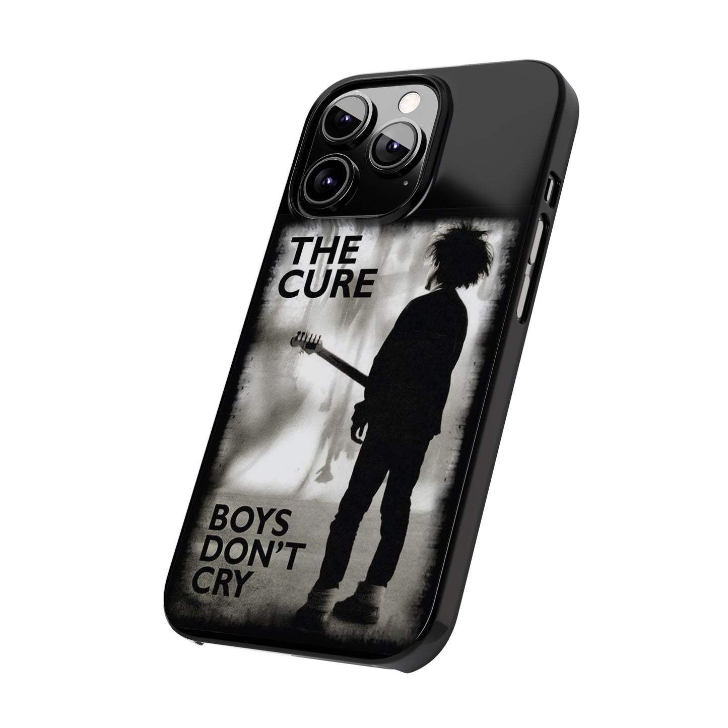 The Cure: Boys Don't Cry" iPhone Covers for 15, 14, 13, 12, 11