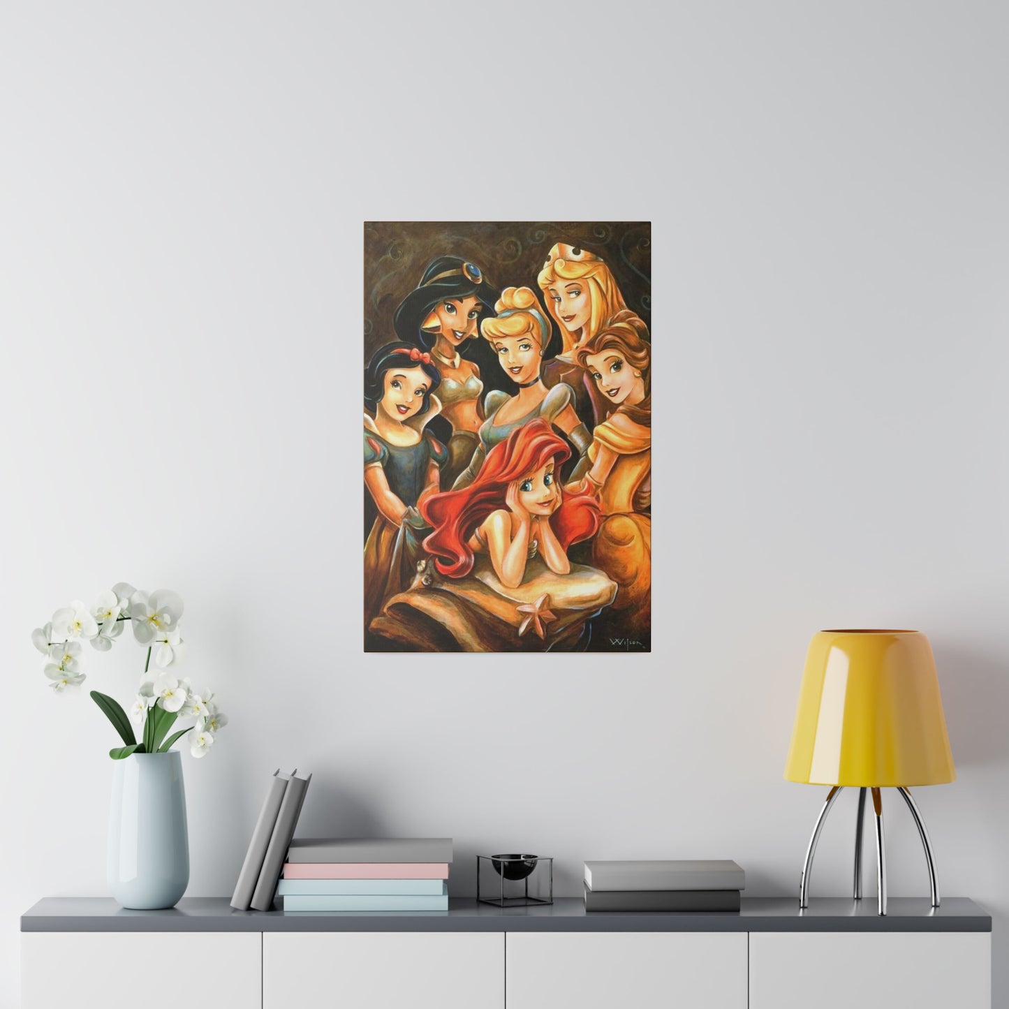 Ladies of Walt Disney: Enchanting Princesses Collection - Canvas